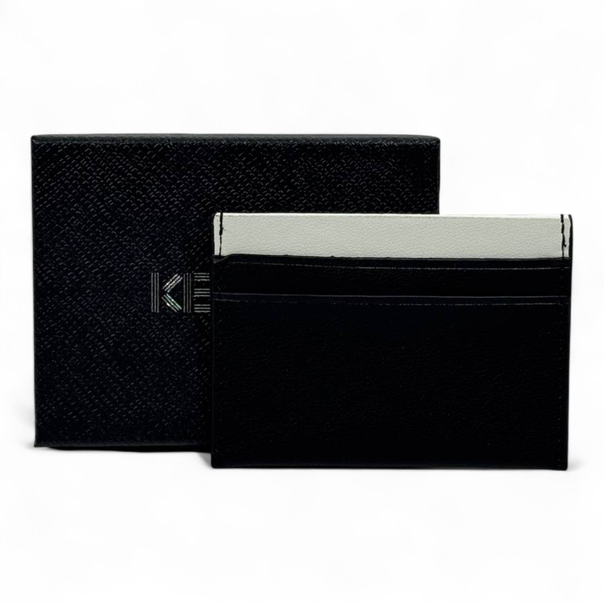 🐯 Kenzo Paris Black & White Tiger Card Holder – Urban Luxury, Parisian Spirit