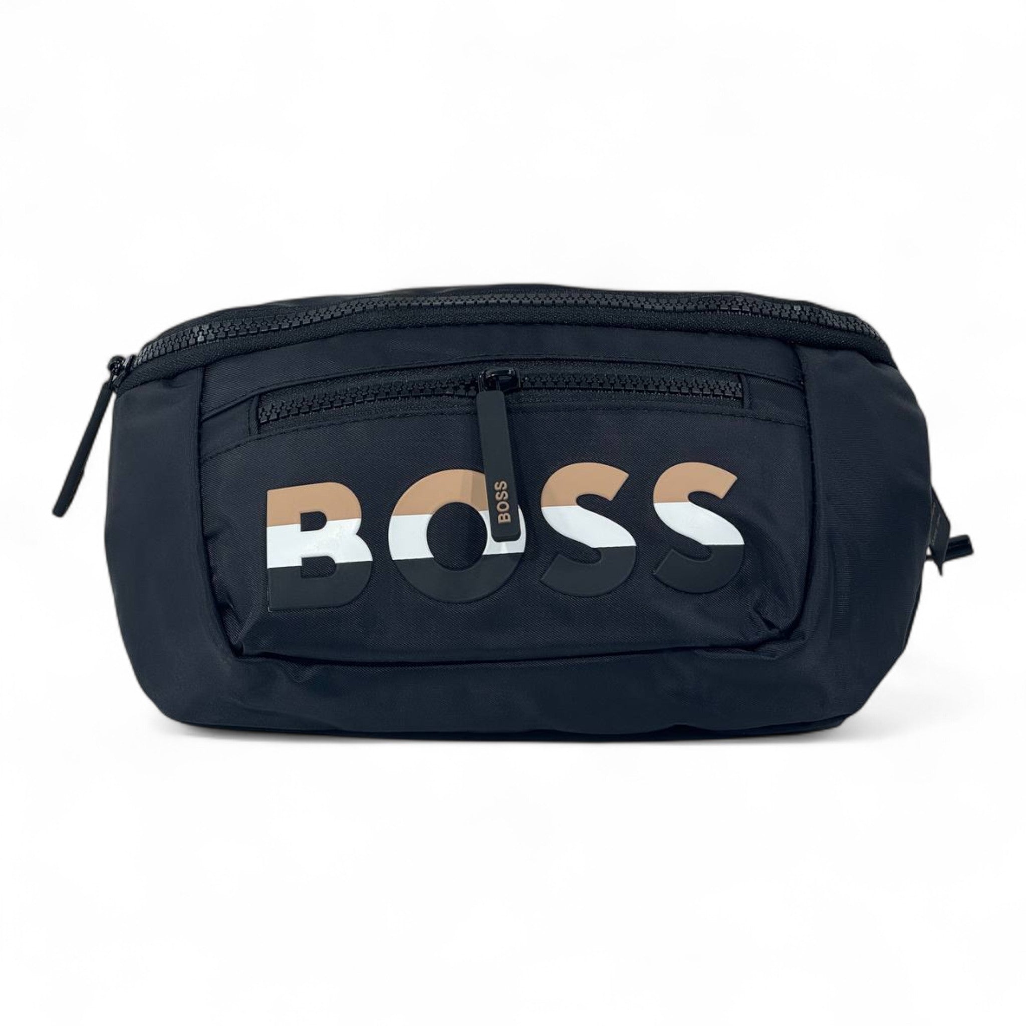 BOSS Signature Waist Bag – Black Edition 🖤 | Trendy Crossbody for Everyday Style