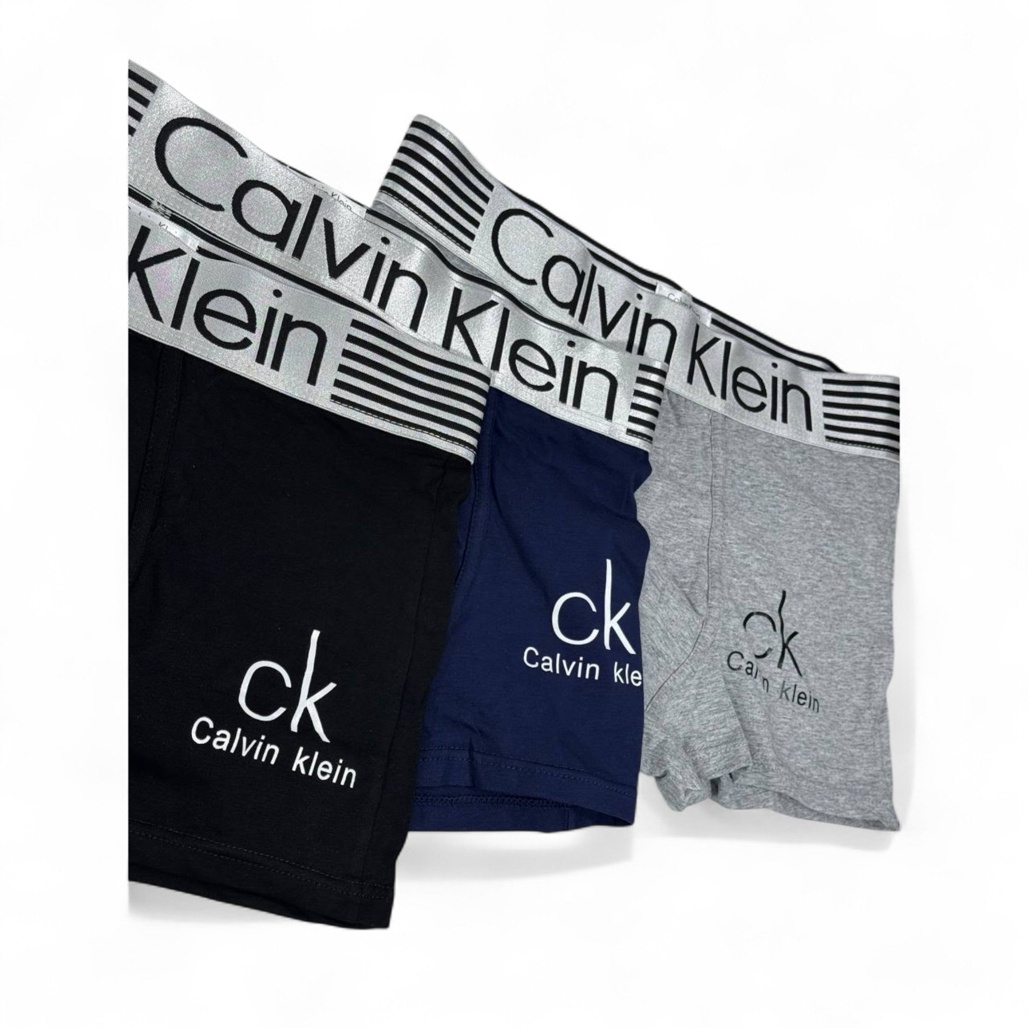 Calvin Klein Classic Boxer Set (3 Pieces) 🩶 | Premium Cotton Comfort Collection