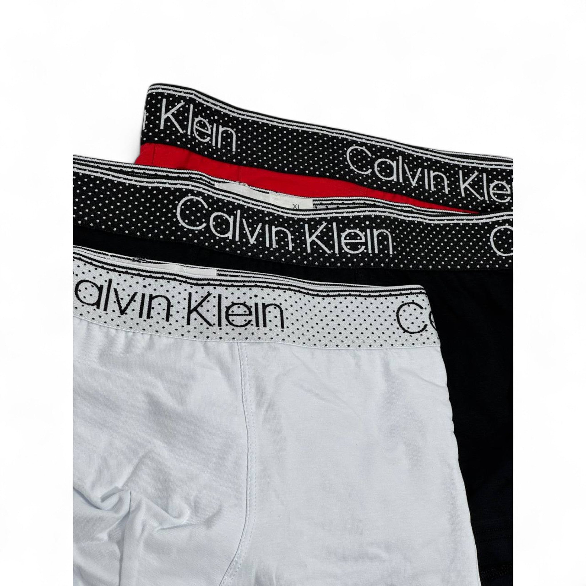 Calvin Klein Premium Boxer Set (3 Pieces) ⚪🔴⚫ | Everyday Comfort in Style