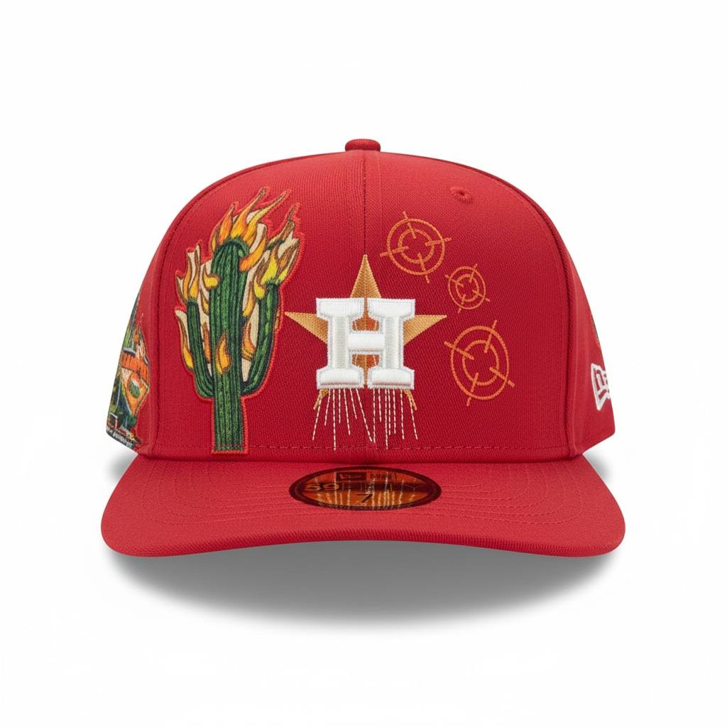 New Era Houston Astros Red 59FIFTY Fitted Cap 🔴⭐🌵