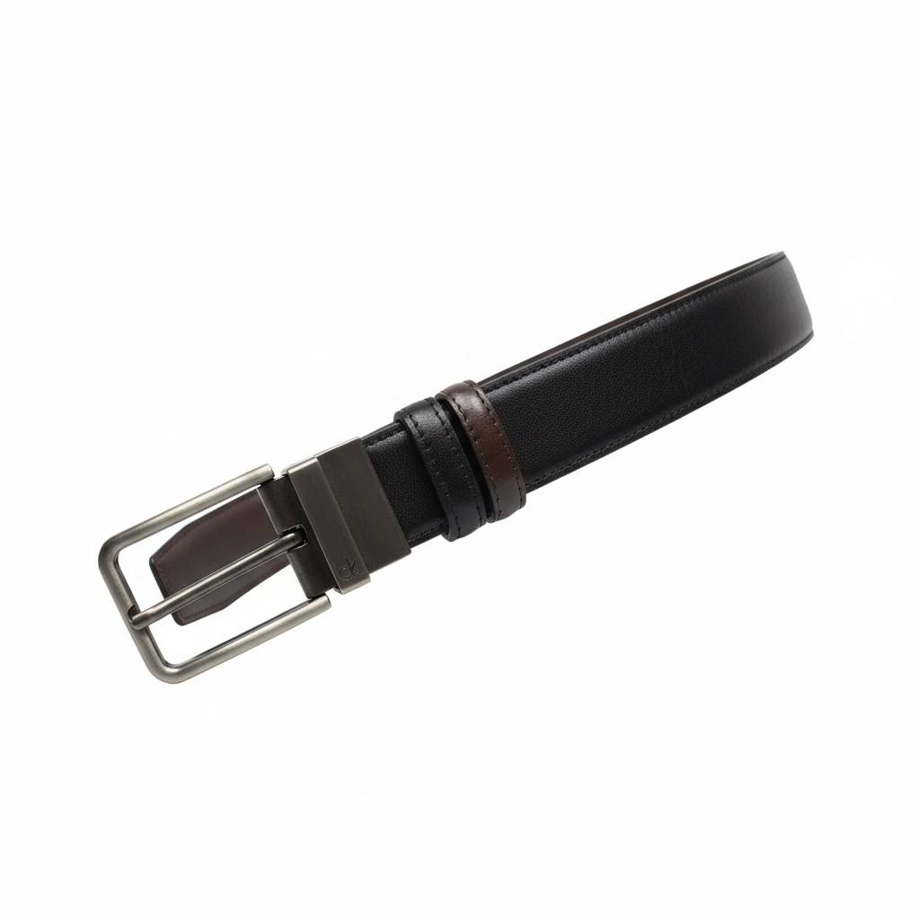 Calvin Klein Reversible Leather Belt – Black & Brown Minimal Buckle 🖤🤎✨