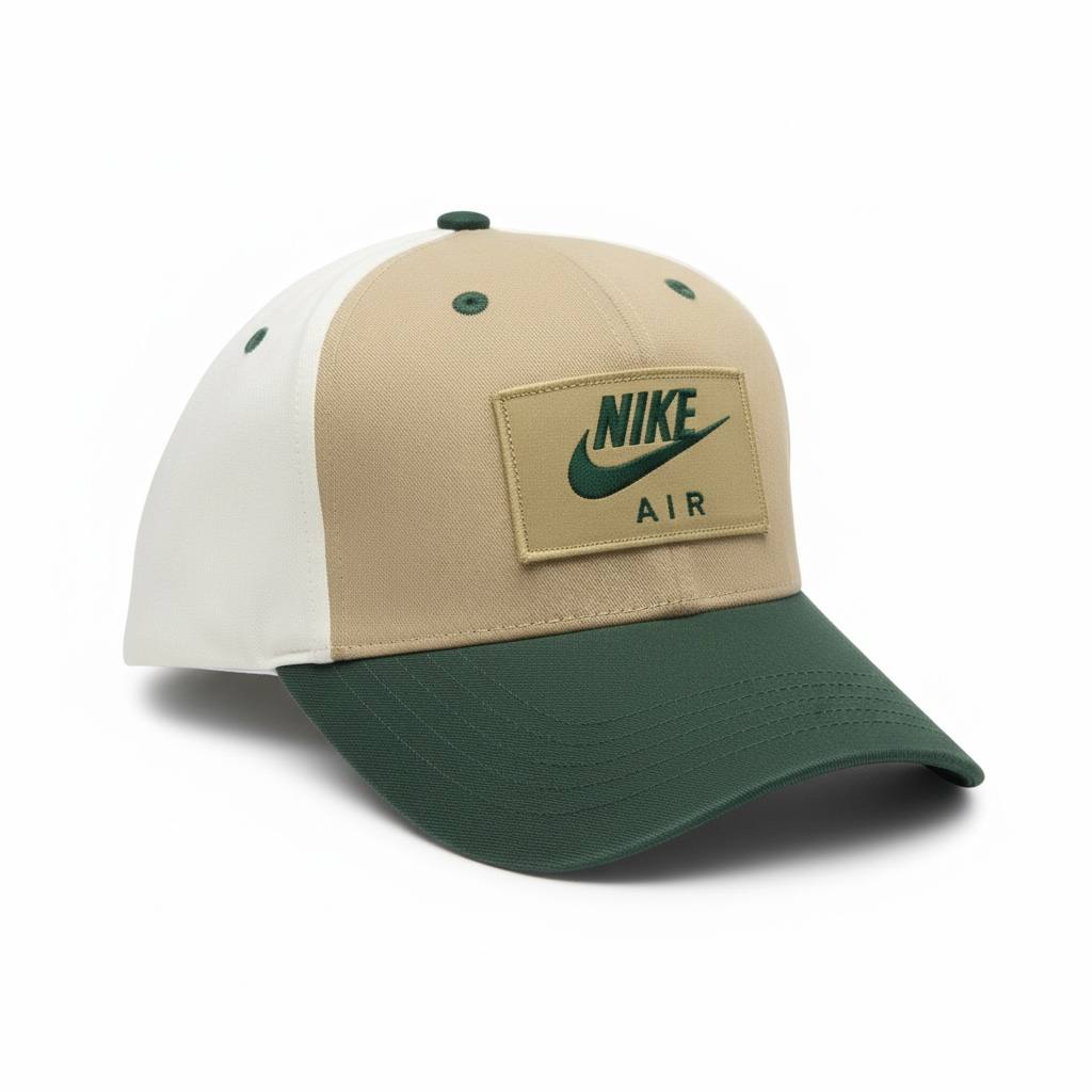 Nike Air Trucker Cap – Beige & Green Edition 🧢💚🔥