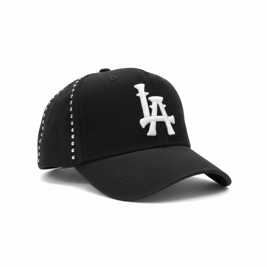 LA Black Premium Baseball Cap – Street Icon Edition 🧢🖤🔥