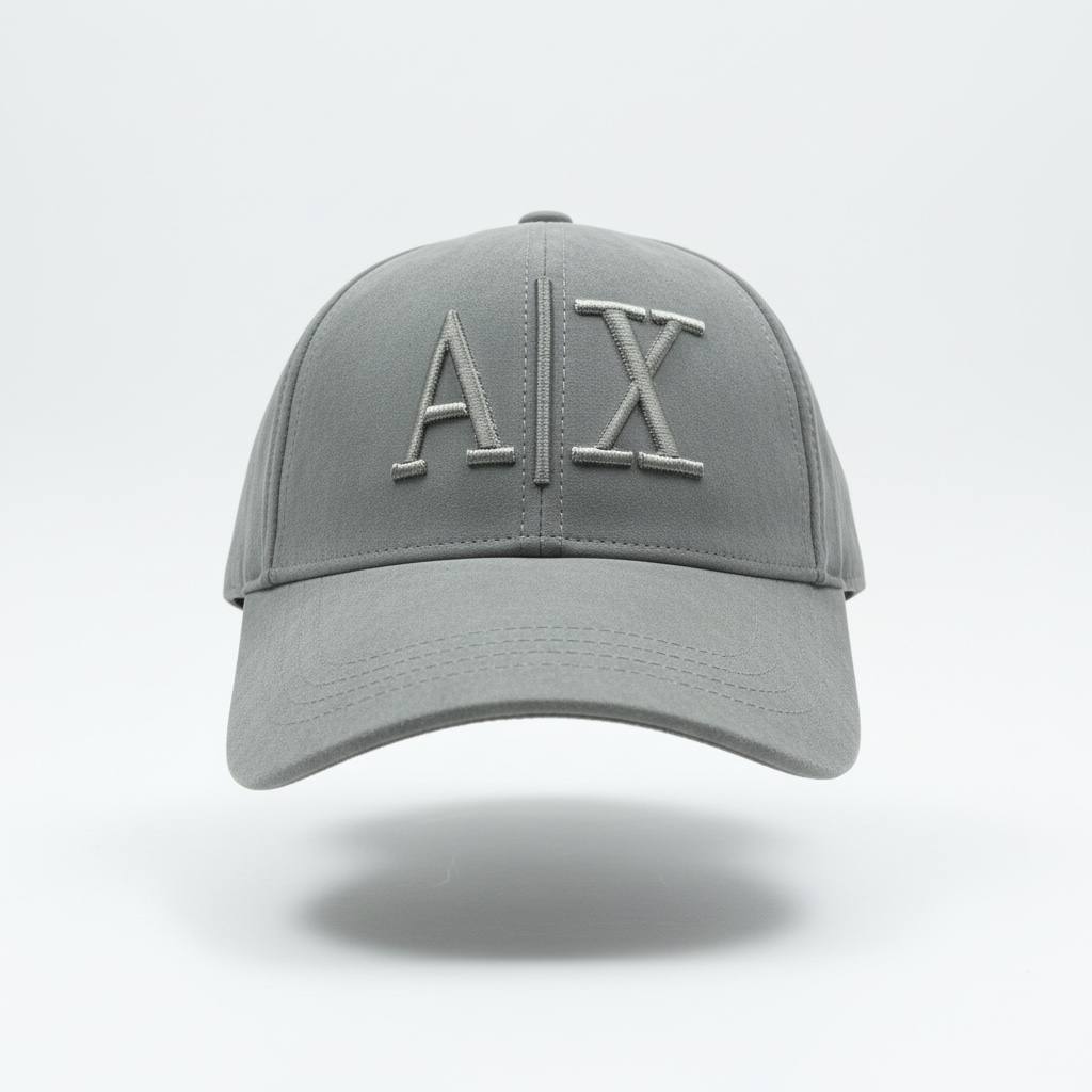 A|X Armani Exchange Grey Logo Baseball Cap 🩶🧢✨🔥