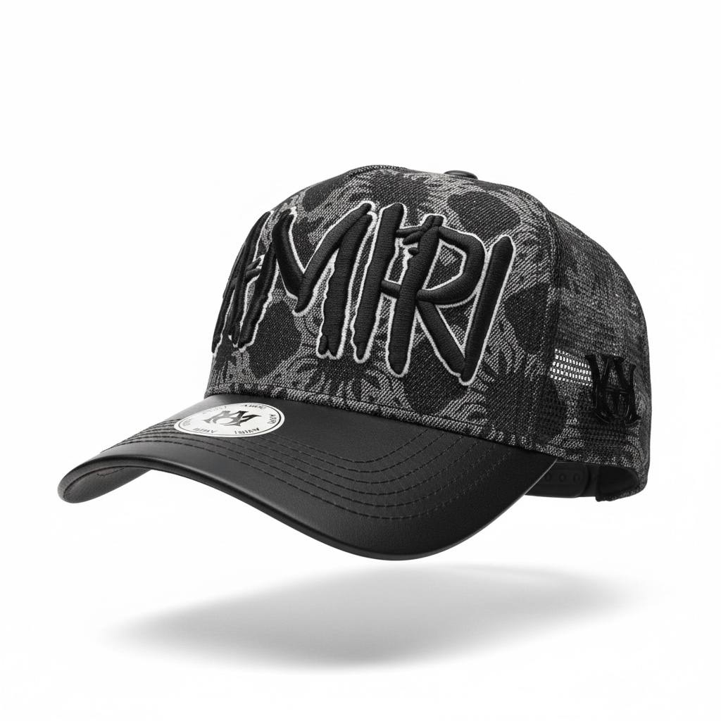 AMIRI Gothic Logo Statement Cap 🖤🔥🧢