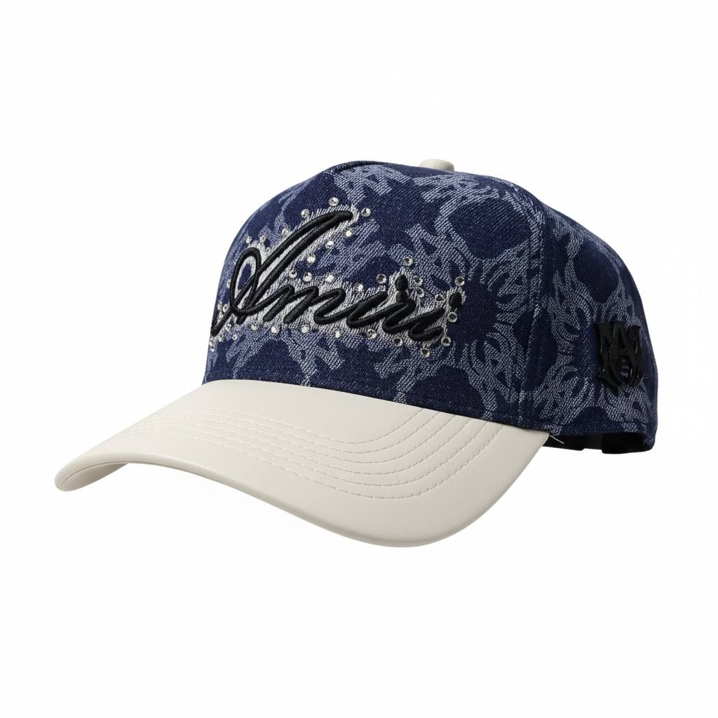 AMIRI Script Studded Blue Cap 💙✨🧢