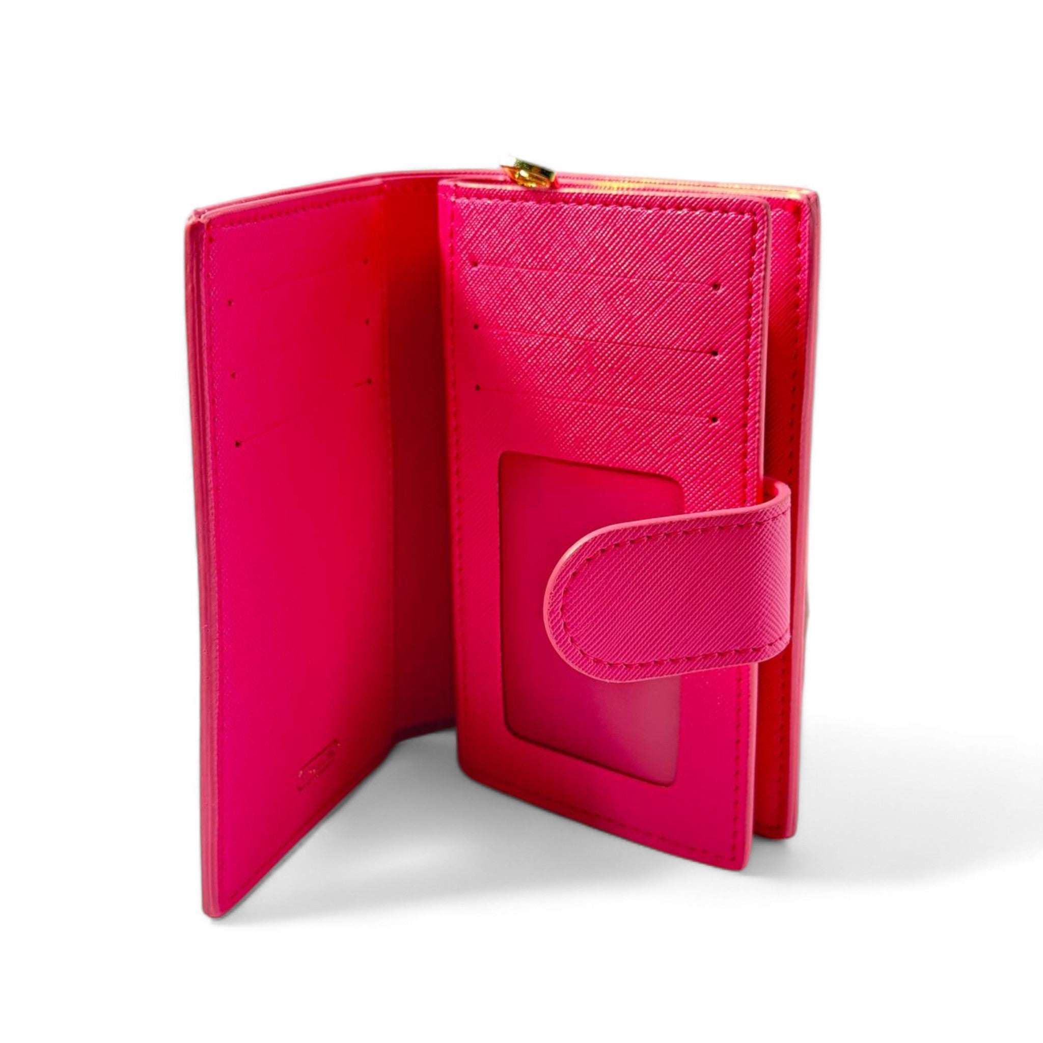 Coach Signature Canvas Wallet with Pink Leather Trim ๐ธโจ