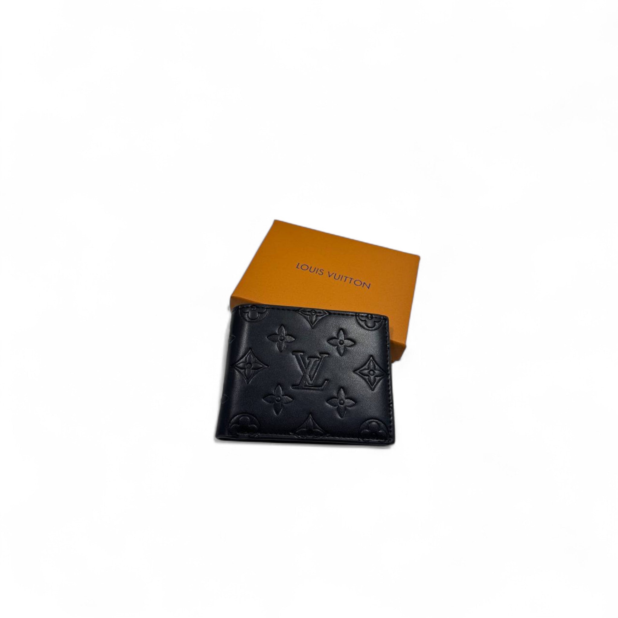 Louis Vuitton Black Monogram Leather Wallet π€β¨