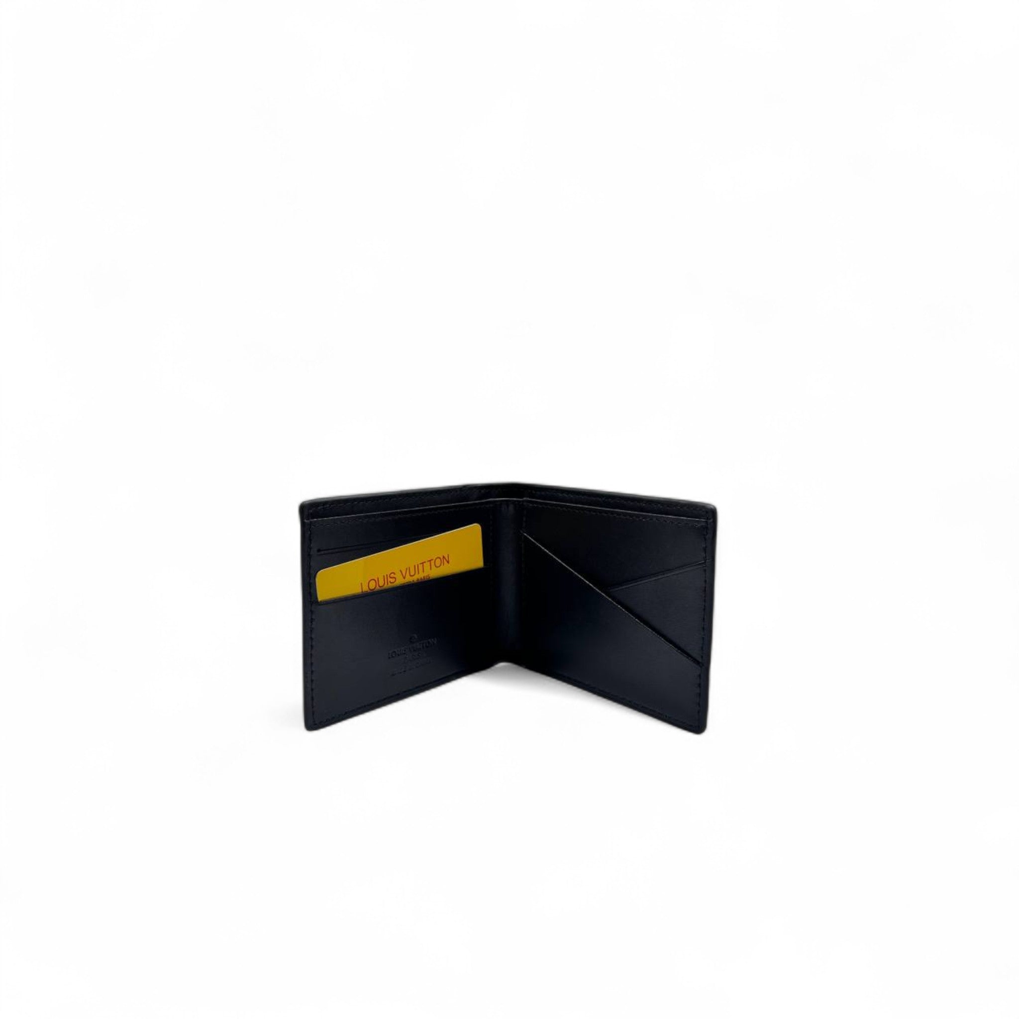 Louis Vuitton Black Monogram Leather Wallet π€β¨