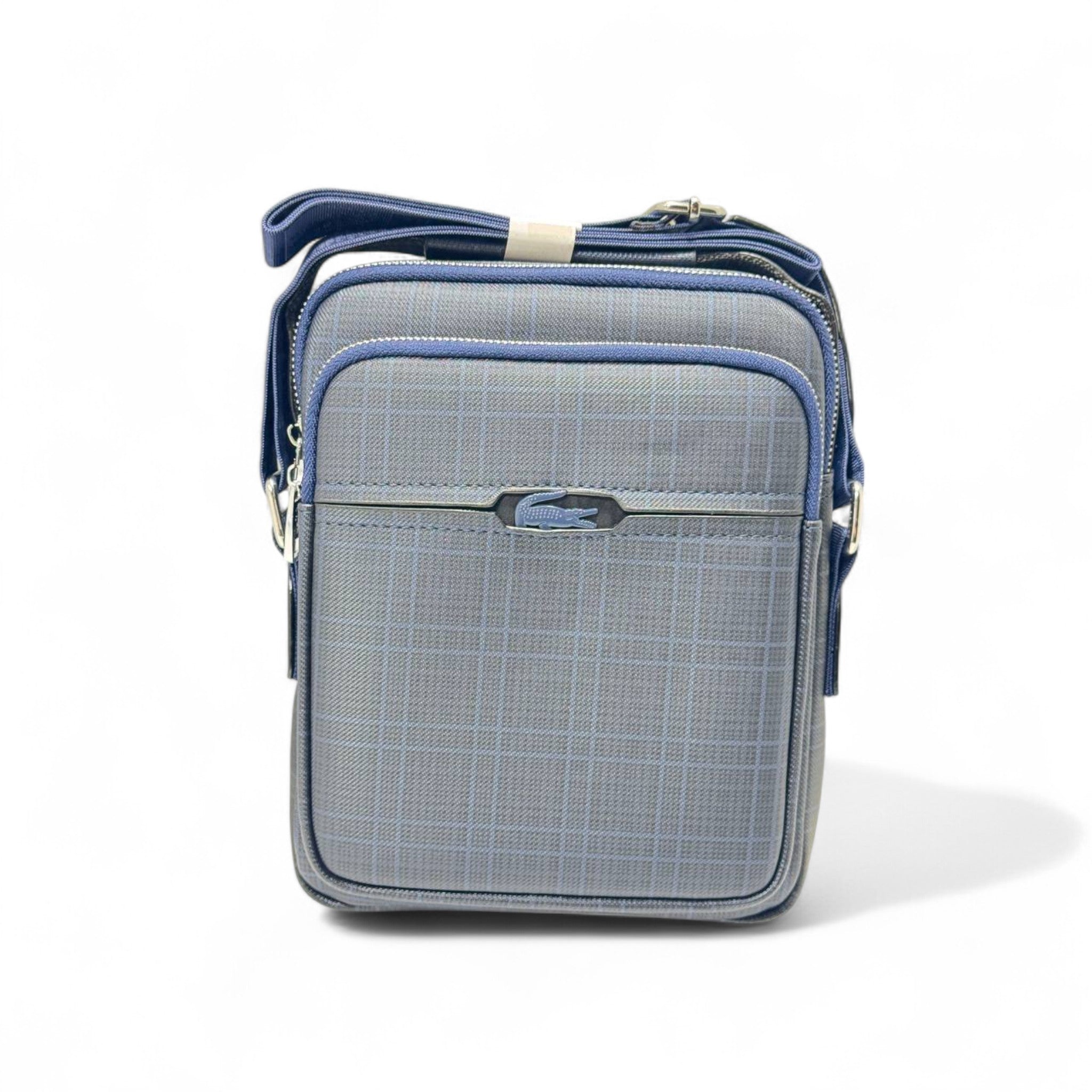 Lacoste Men's Compact Crossbody Bag | Checkered Urban Style ππ