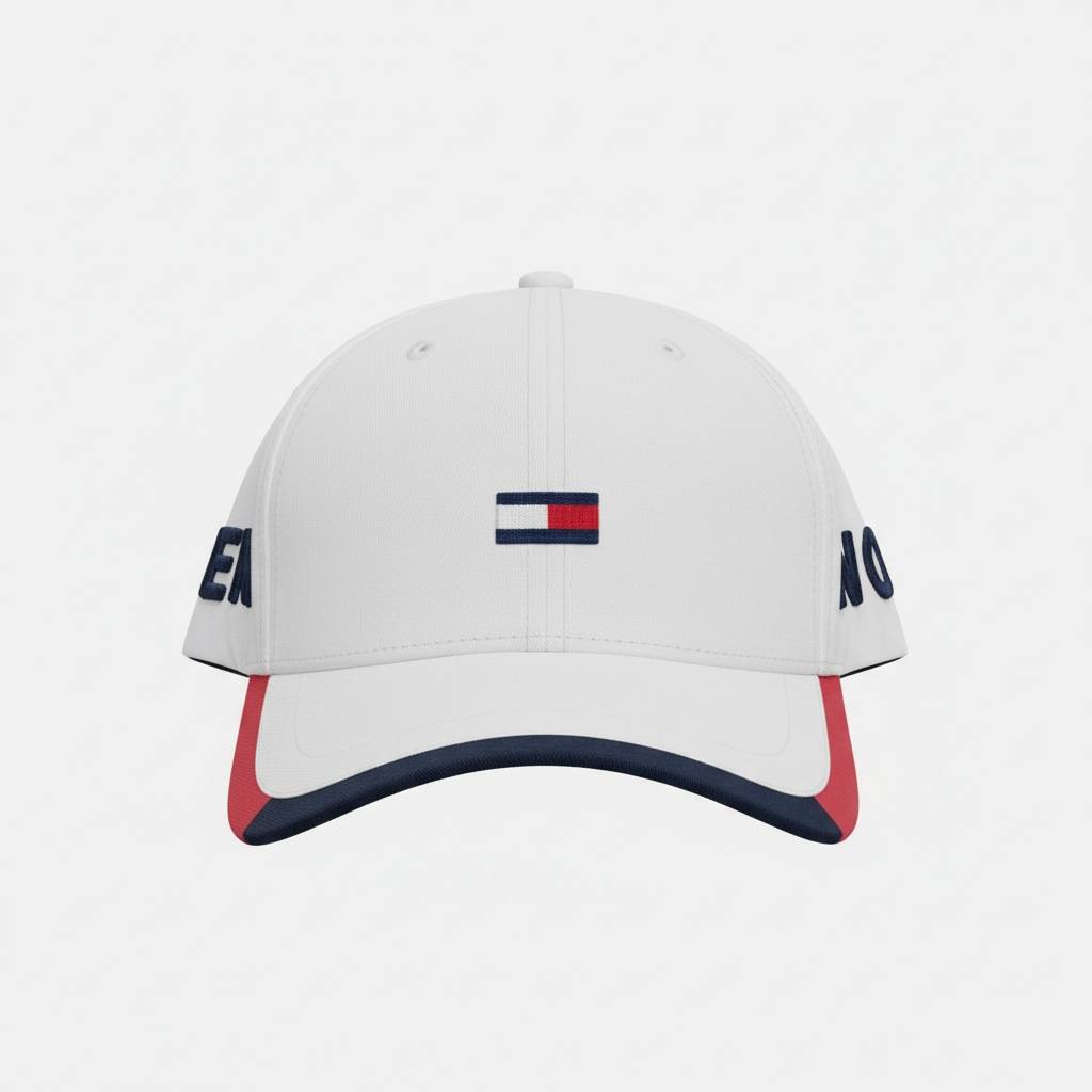 Tommy Hilfiger White Signature Logo Cap 🤍🧢🇺🇸