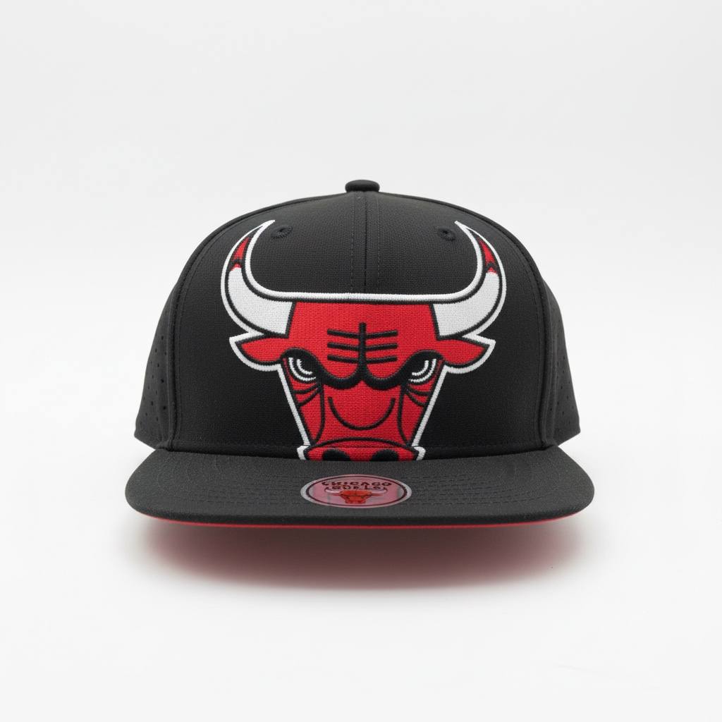 Chicago Bulls Black Snapback Cap 🐂🔥🧢