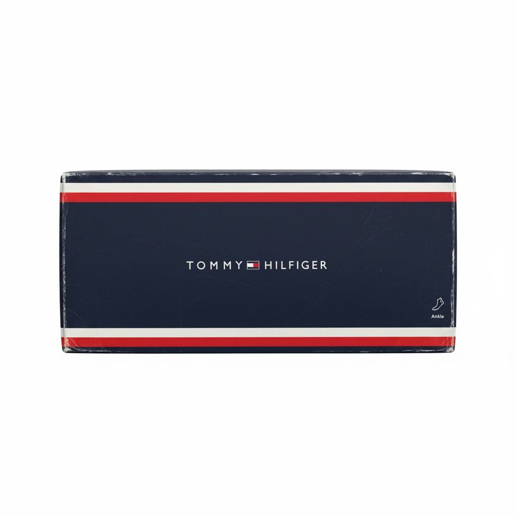 Tommy Hilfiger Mini Flag Ankle Socks 6-Pack 🧦✨ | Iconic Logo Everyday Comfort