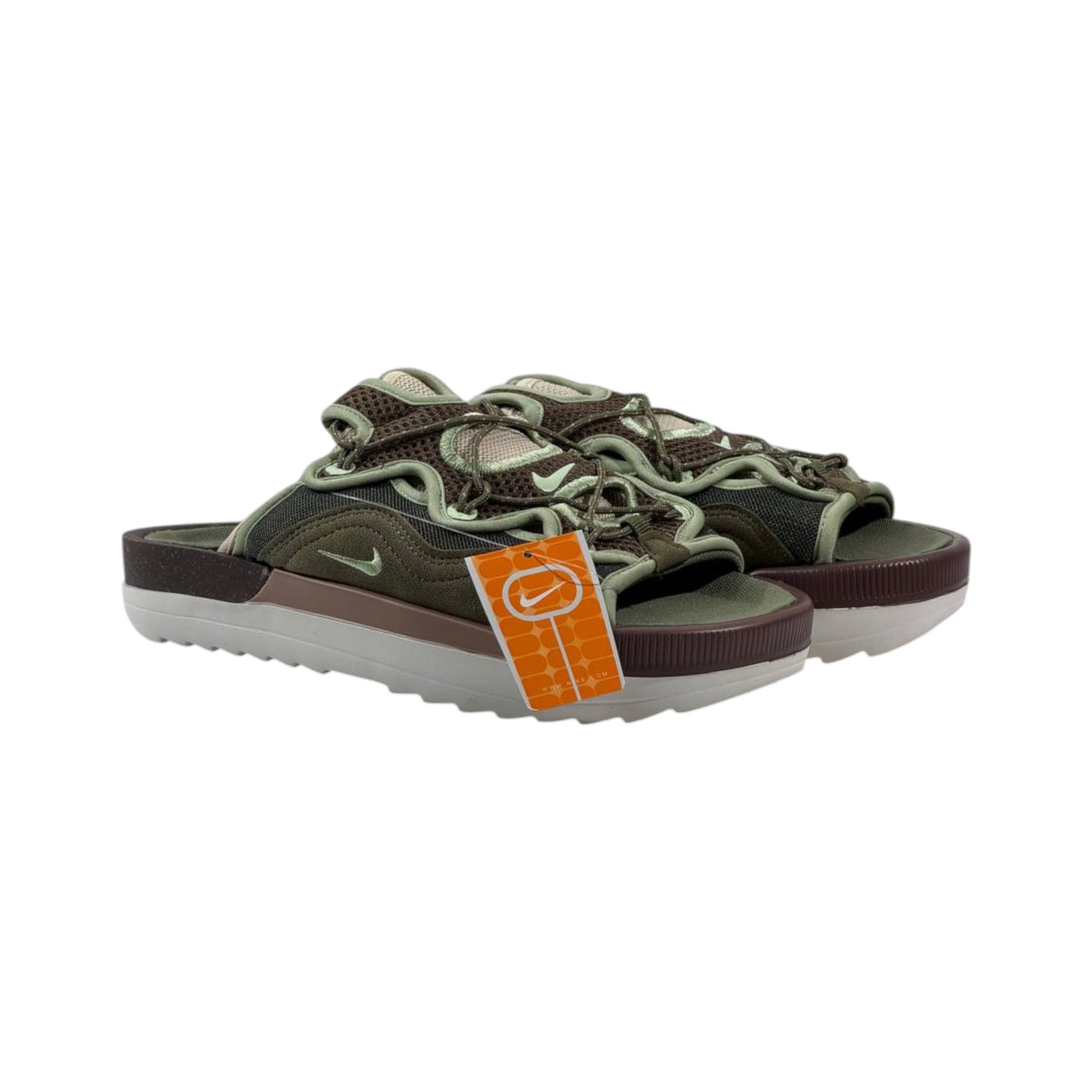 Nike Canyon Trek Slides – Olive Terrain Edition 🌿⚡