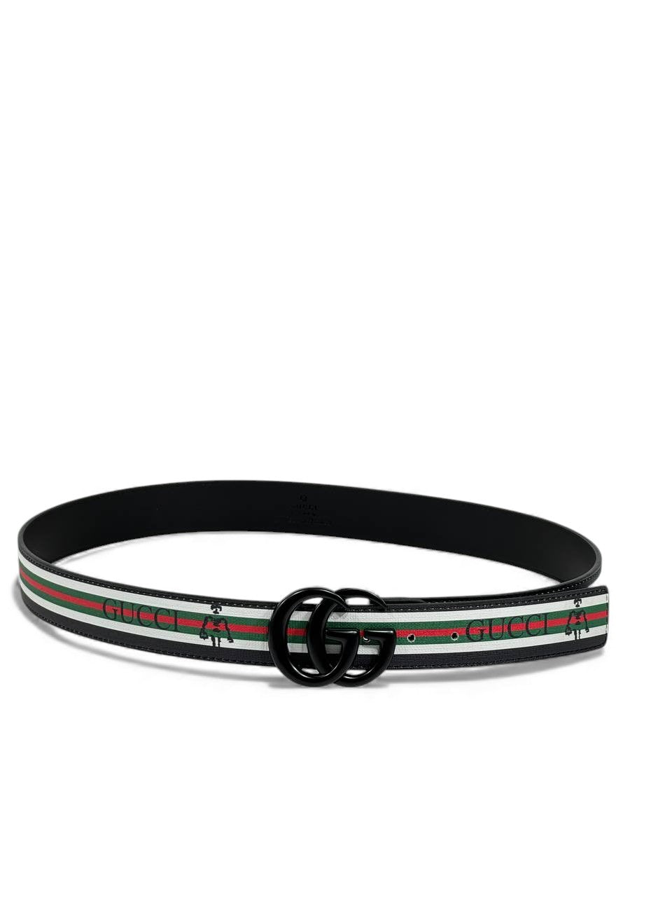 🖤 Gucci Web Stripe Belt with GG Buckle – 120cm 🇮🇹✨
