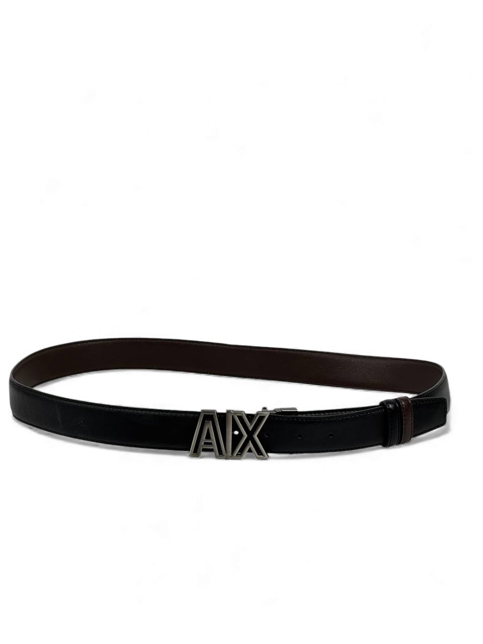 🖤 Armani Exchange Reversible Leather Belt – 120cm 🤎✨