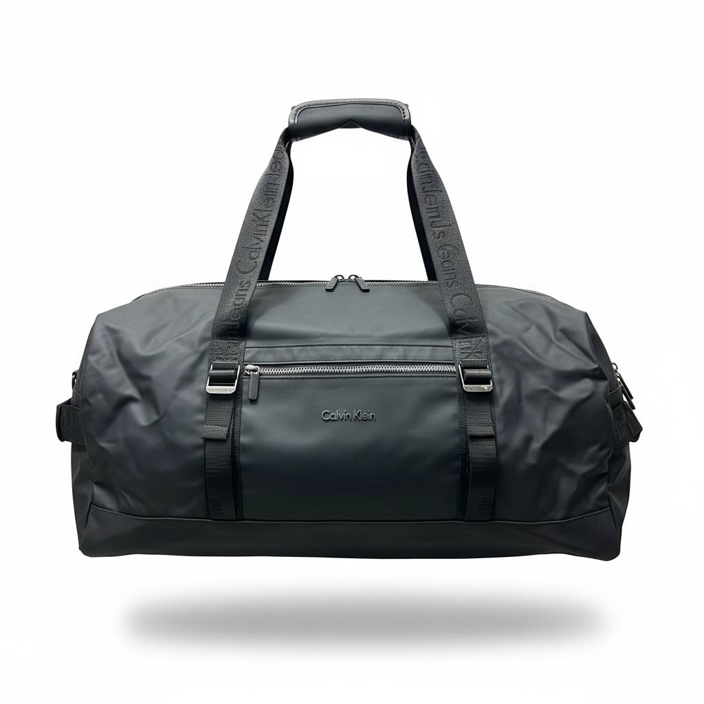 Calvin Klein Black Weekender Duffle Bag 🖤🧳 | Premium Travel & Gym Holdall