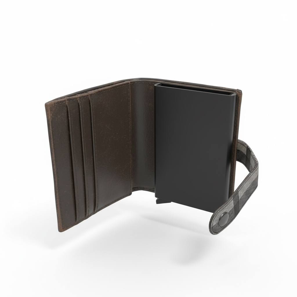 BURBERRY Classic Check Card Holder Wallet 🖤 | Slim Luxury Pocket Wallet