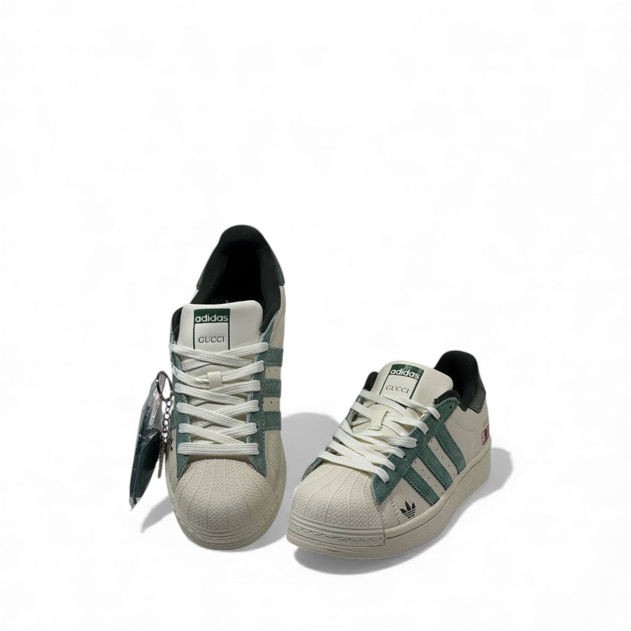 🌿 Adidas x Gucci Superstar Sneakers – Heritage Meets High Fashion 👟