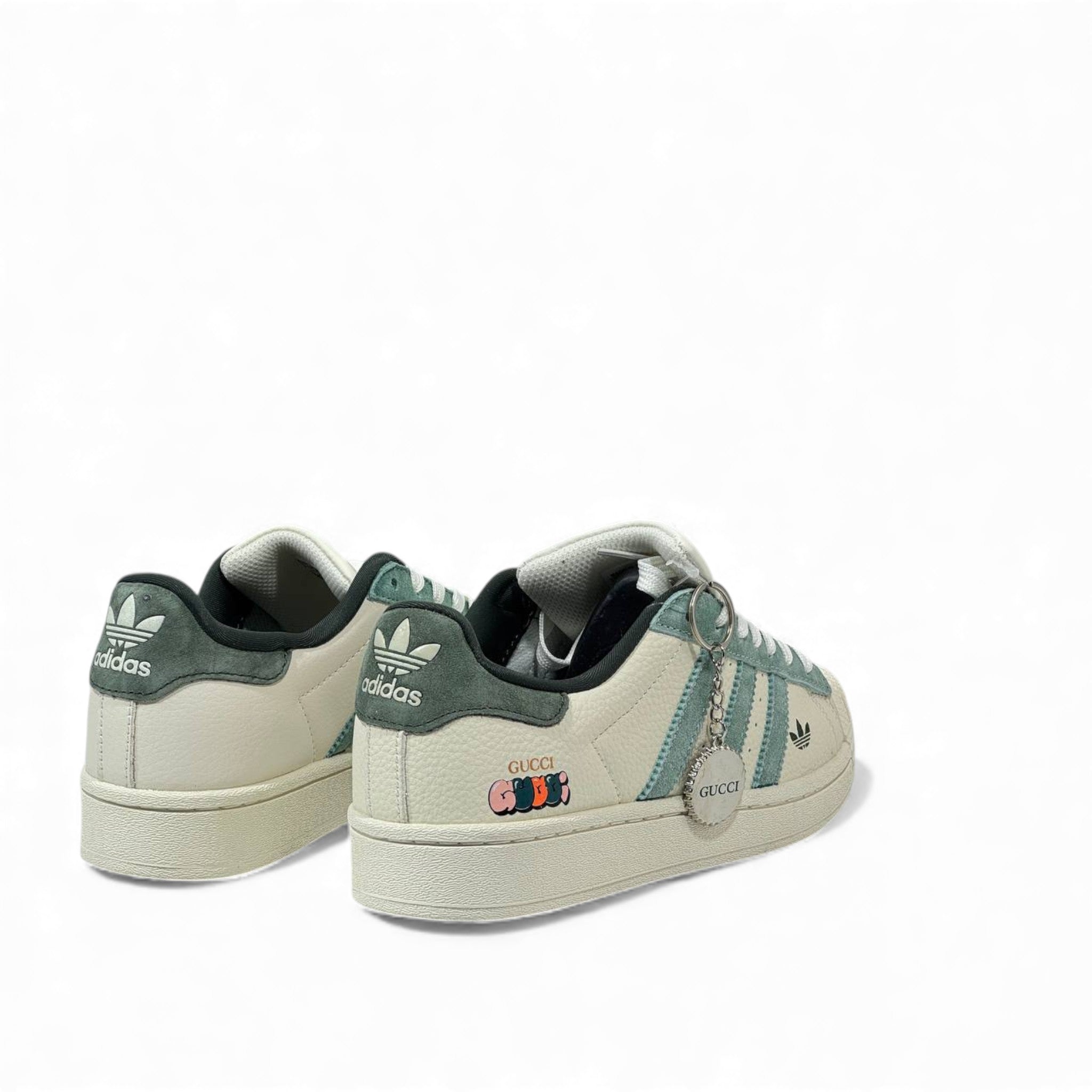 🌿 Adidas x Gucci Superstar Sneakers – Heritage Meets High Fashion 👟