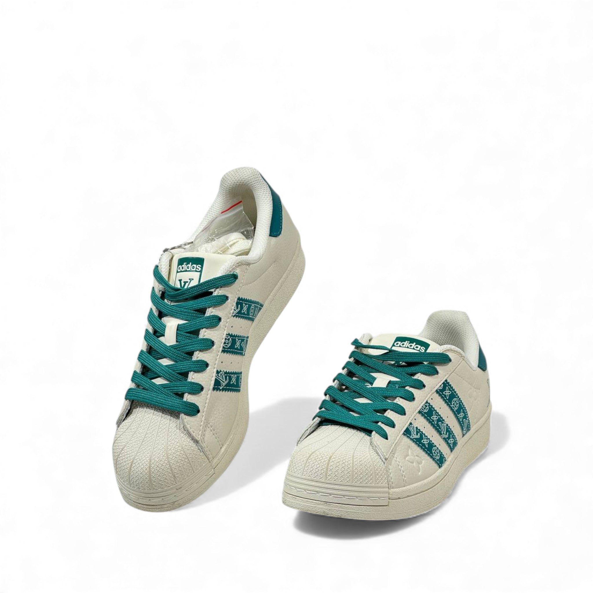 adidas gazelle silver green womens 💚 Adidas x Louis Vuitton Superstar Sneakers – When Street Meets Haute –  MASTERPIECE