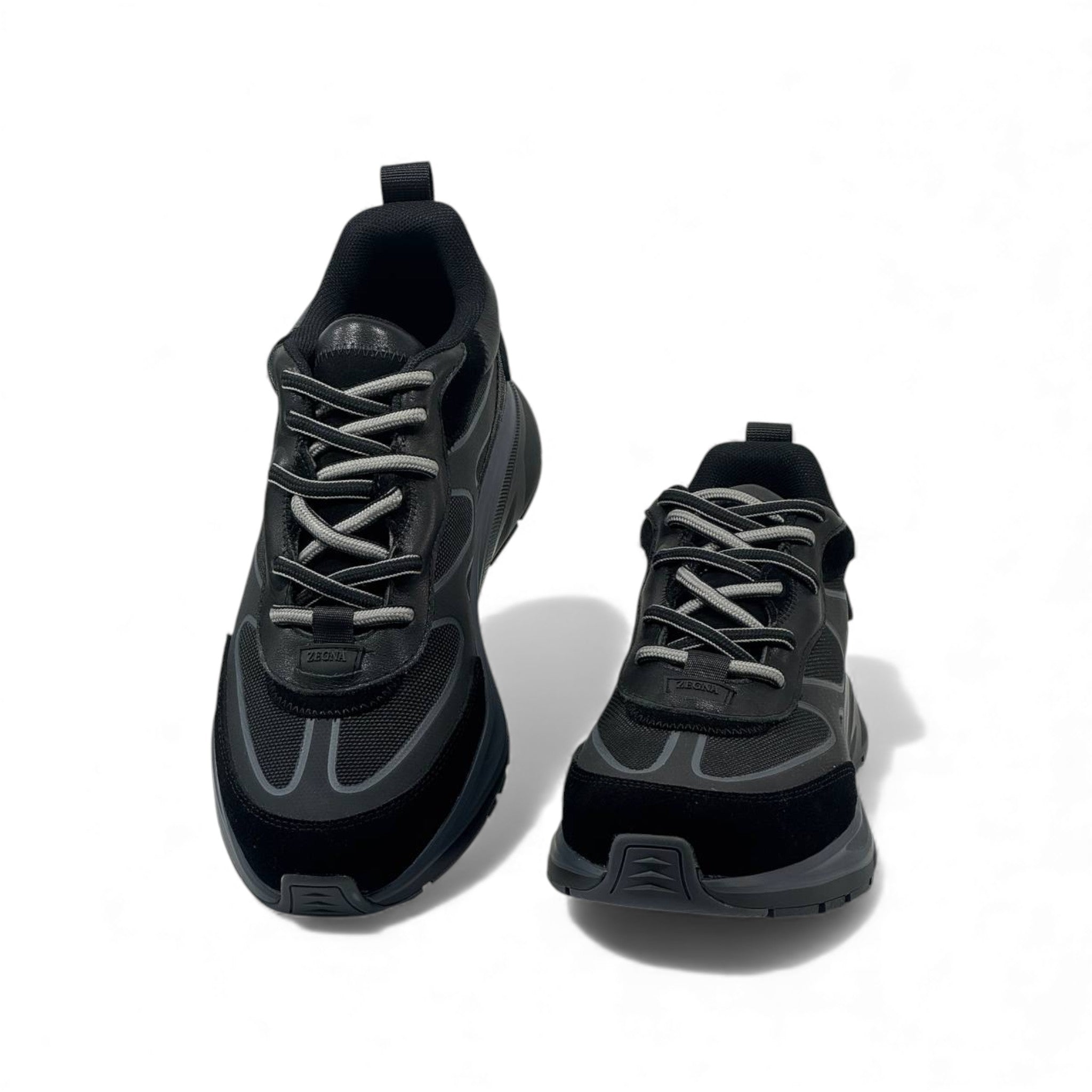 ⚫ Zegna Black Active Sneakers – Luxury Performance in Motion 👟