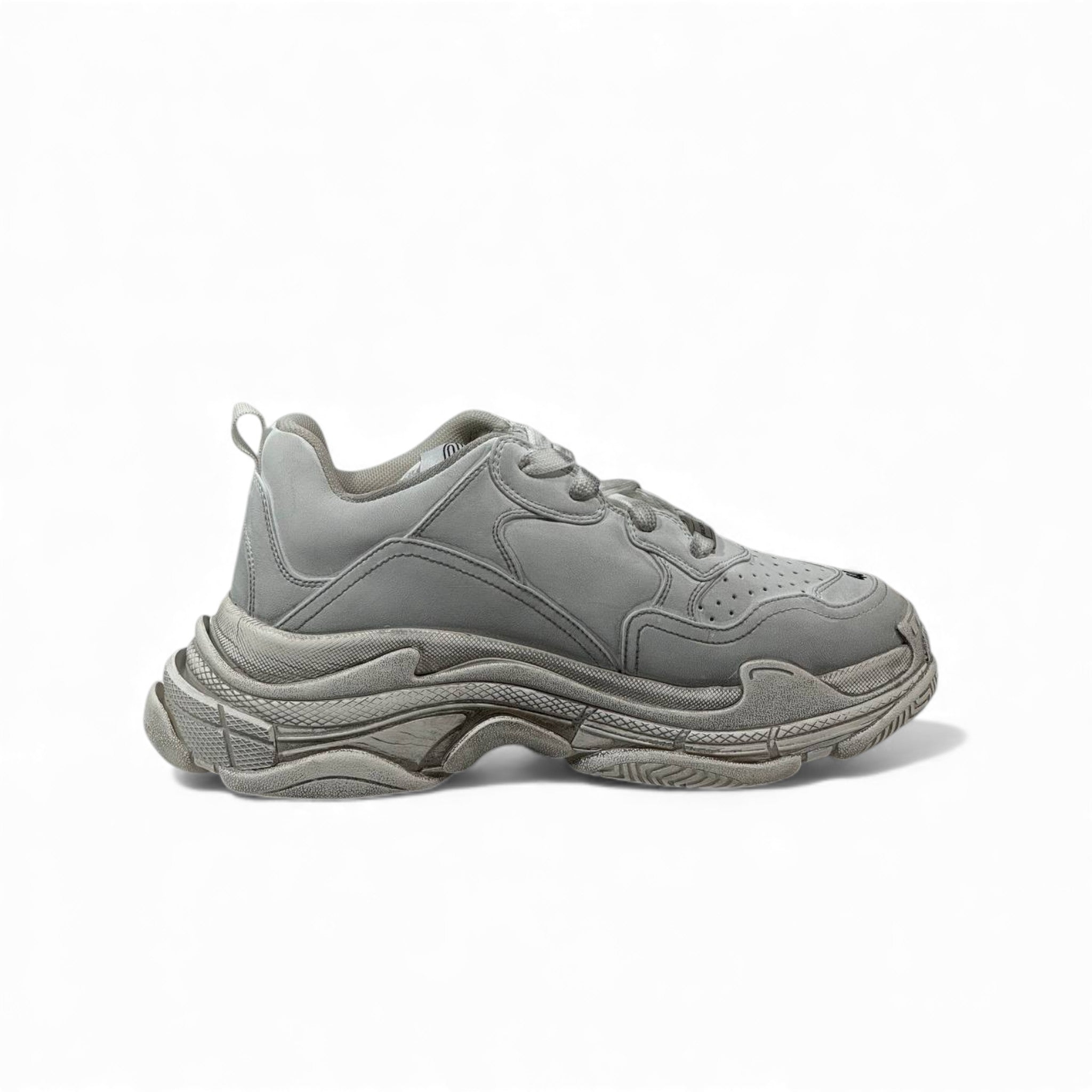Balenciaga Triple S – White Monolith Edition 👟