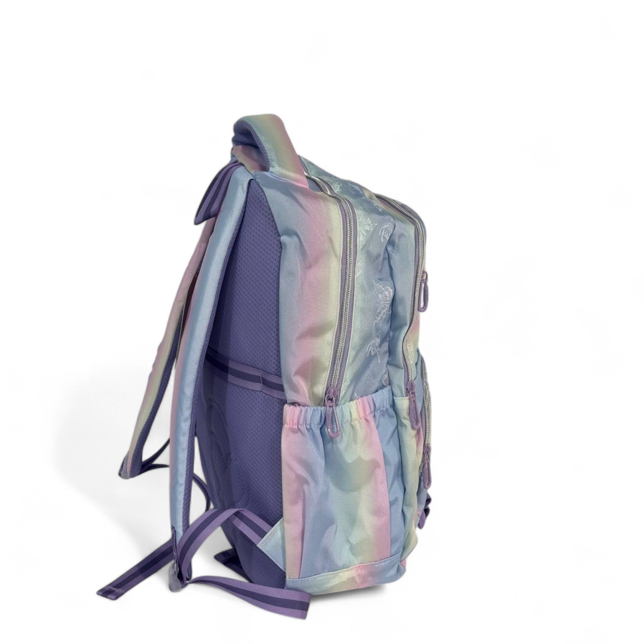 🎒 Momolly Butterfly Dreams Backpack – Soft Pastel Twilight 🦋💜