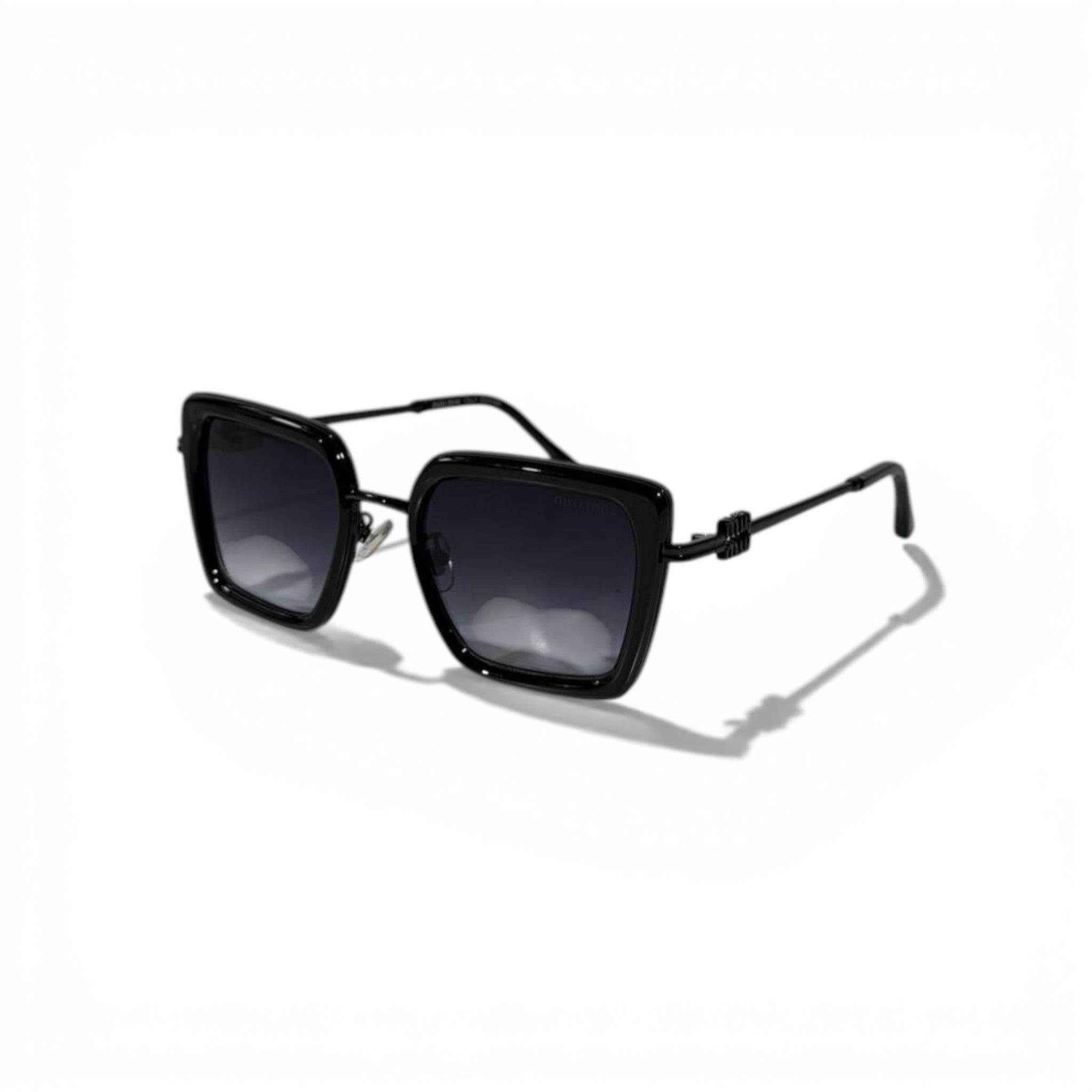 Miu Miu Oversized Square Sunglasses – Black Gradient Edition 🖤🕶️
