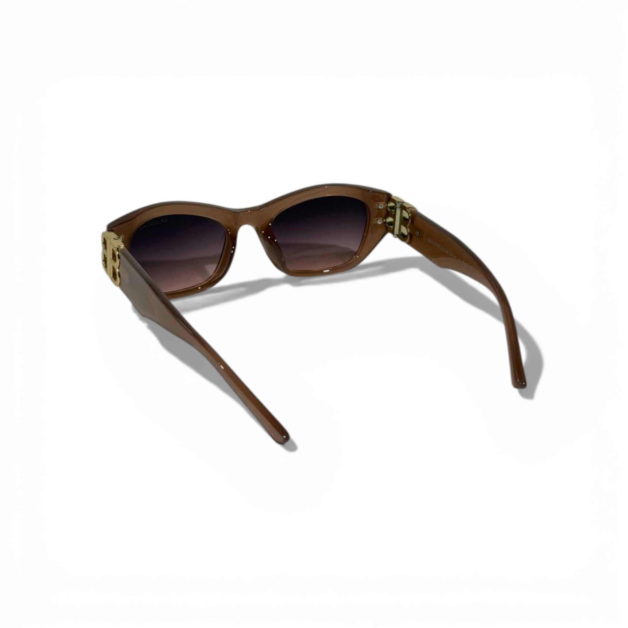 Balenciaga Oversized Cat-Eye Sunglasses – Brown Luxe Edition 🤎🕶️
