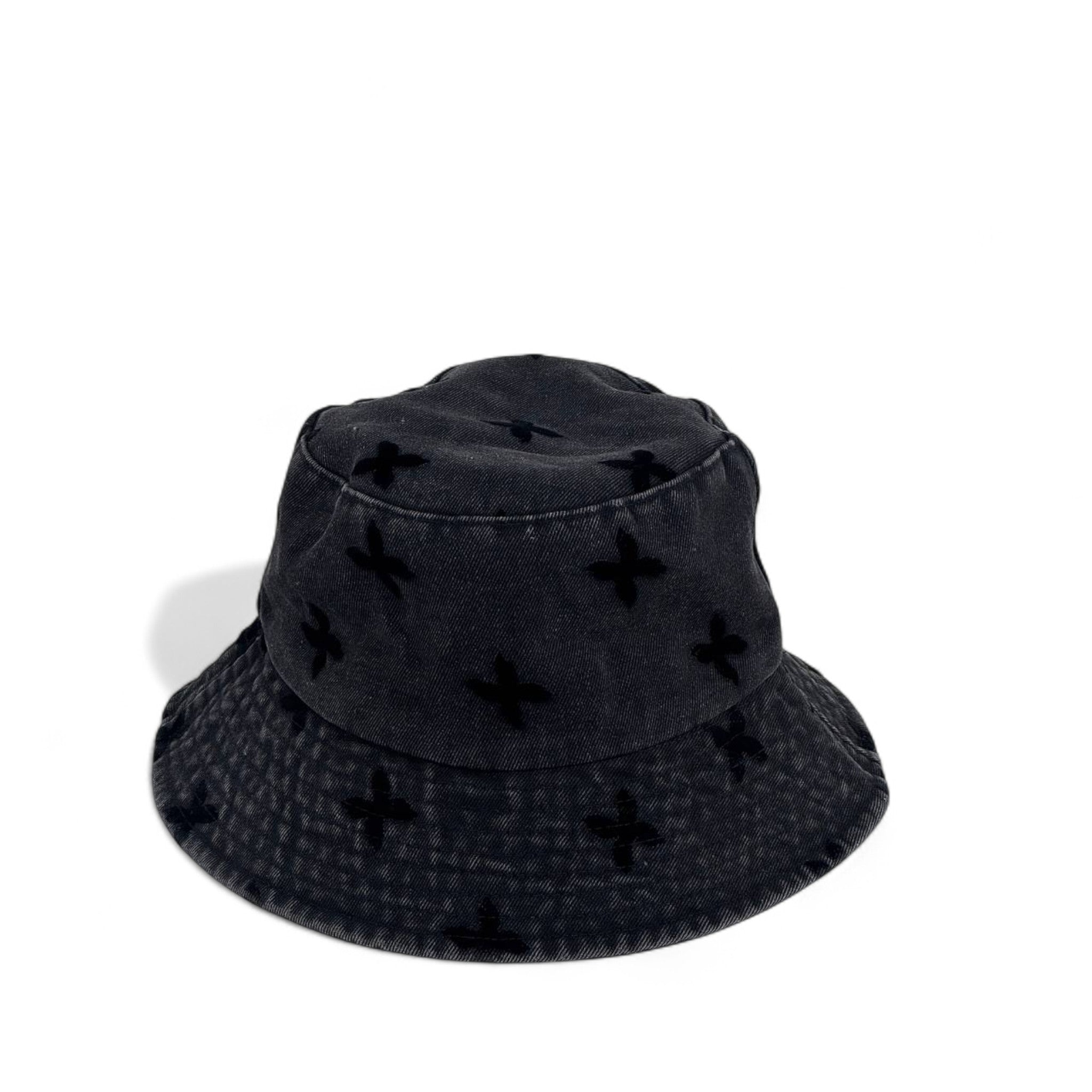 ๐ค Chrome Hearts Black Cross Bucket Hat โ Luxury Streetwear