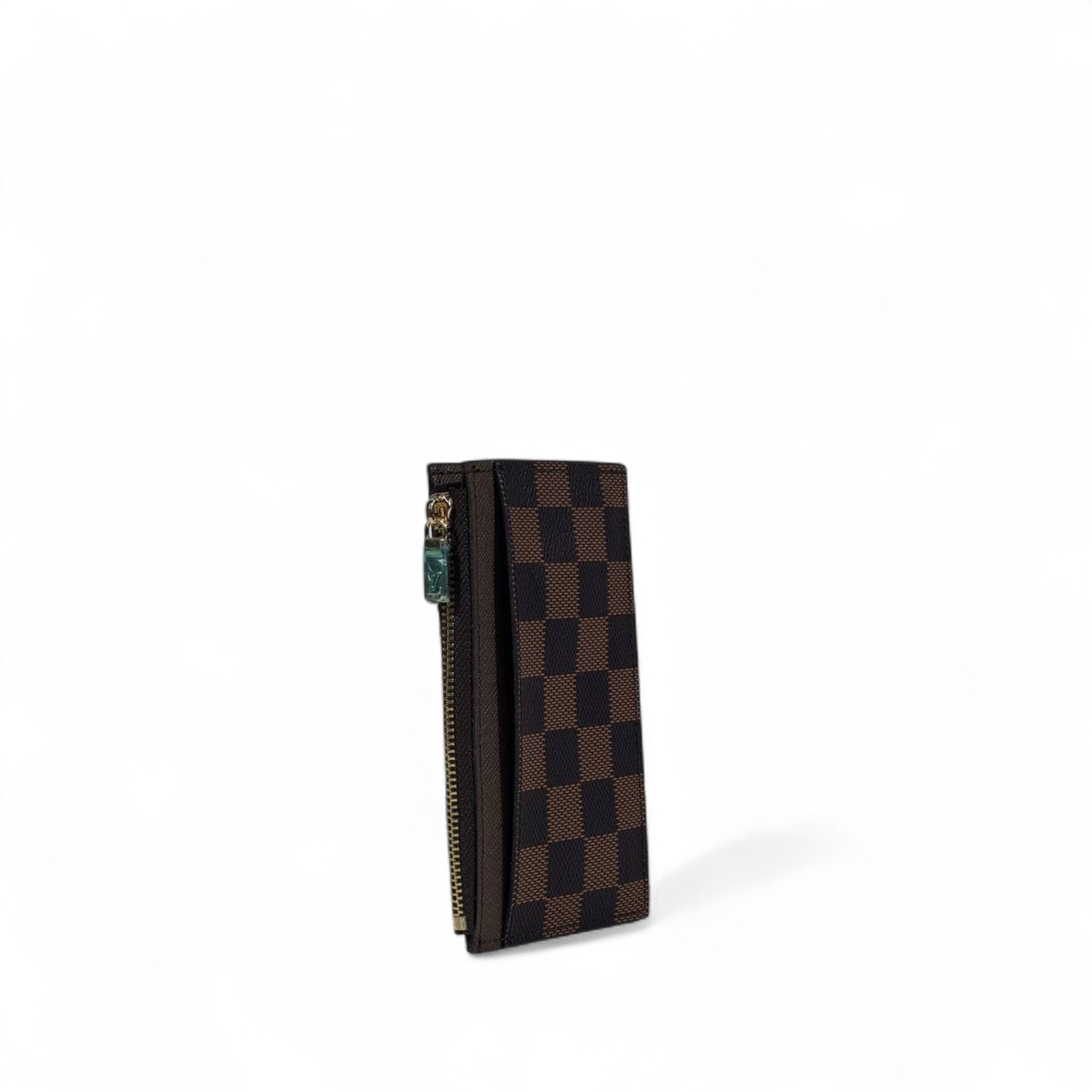 ๐ Louis Vuitton Damier Ebene Slim Card Holder with Zip โ Luxury Everyday Essential