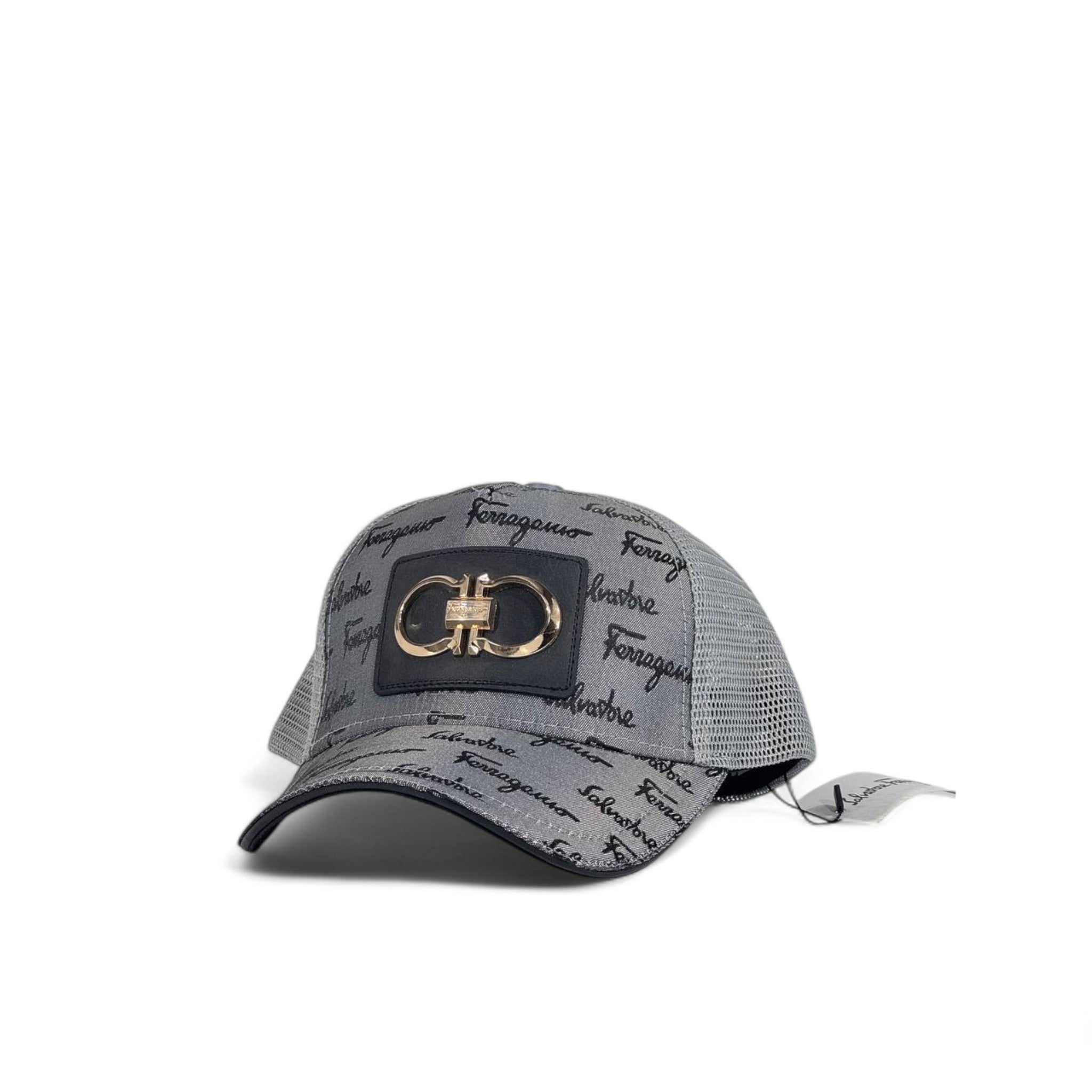 Ferragamo Trucker Hat Ferragamo Baseball Cap Gancini Aqua SALE - Como Milano main image 4