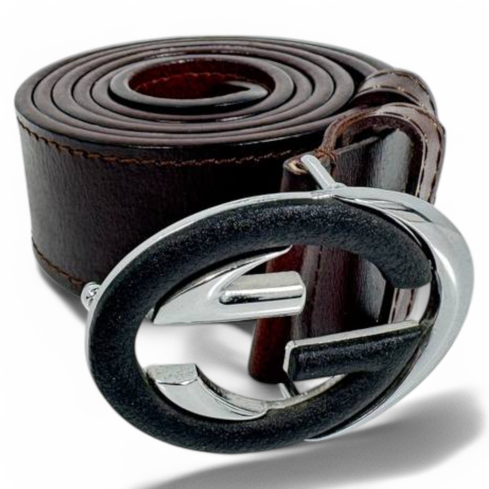 Gucci Luxury-Inspired Brown Leather Belt