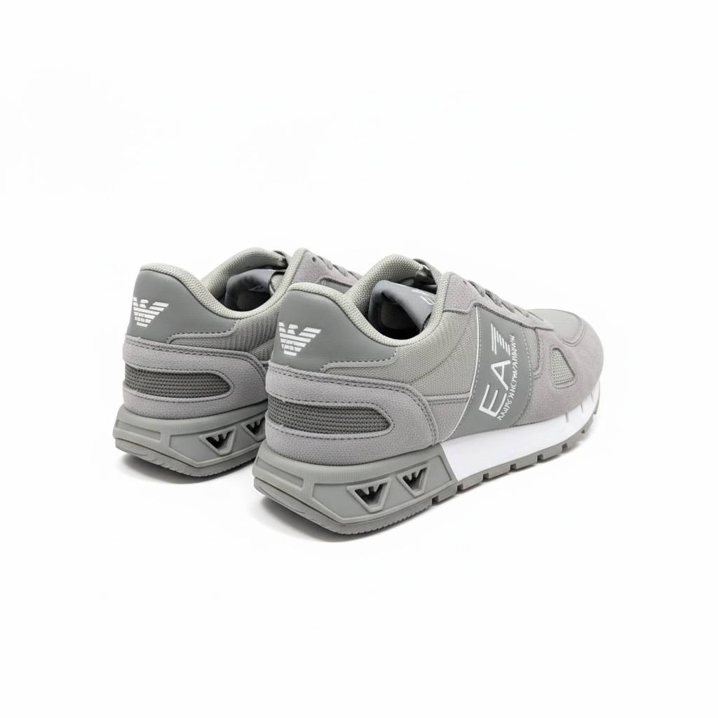 EA7 Emporio Armani Grey Sneakers ๐ฉถ๐ | Minimal Sport Luxury ๐ฅโจ