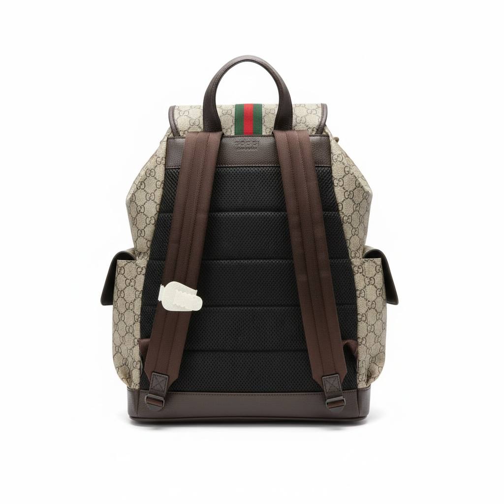 Gucci GG Supreme Monogram Backpack 🎒✨ | Classic Luxury Travel Essential 🔥👑