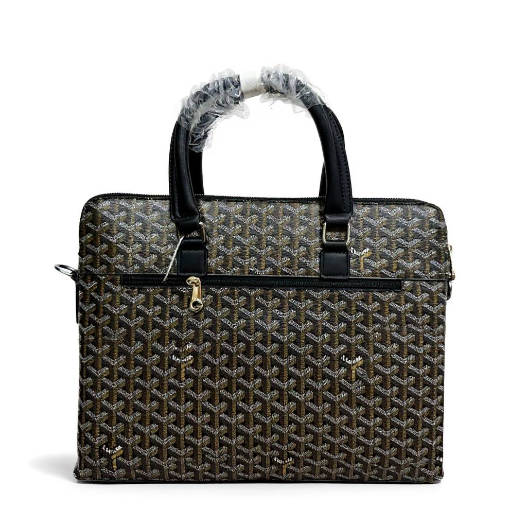 Goyard Black & Brown Monogram Briefcase 🖤🤎💼 | Executive Luxury Statement ✨🔥