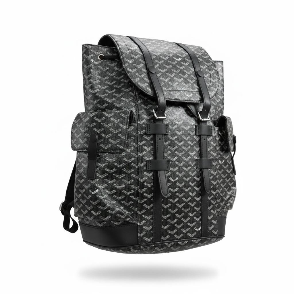 Goyard Black Monogram Utility Backpack 🎒🖤 | Luxury Statement Travel Bag 🔥✨