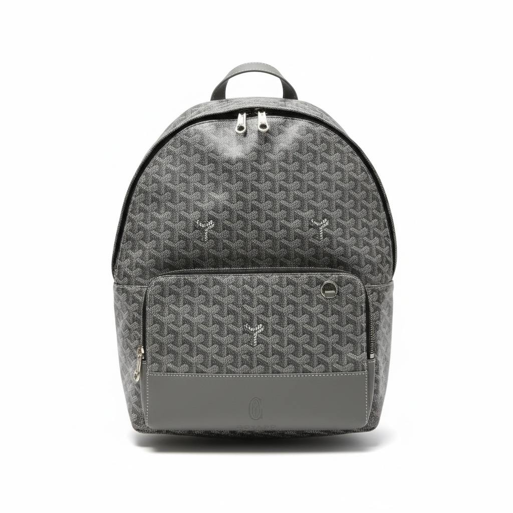 Goyard Grey Monogram Classic Backpack 🎒✨ | Everyday Luxury Essential 🩶🔥