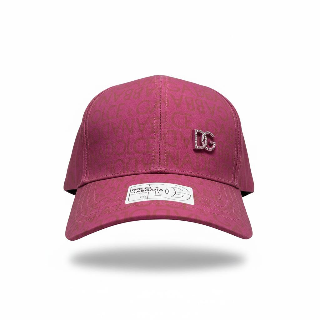 Dolce & Gabbana Monogram Burgundy Cap 🧢✨ | Luxury Everyday Icon