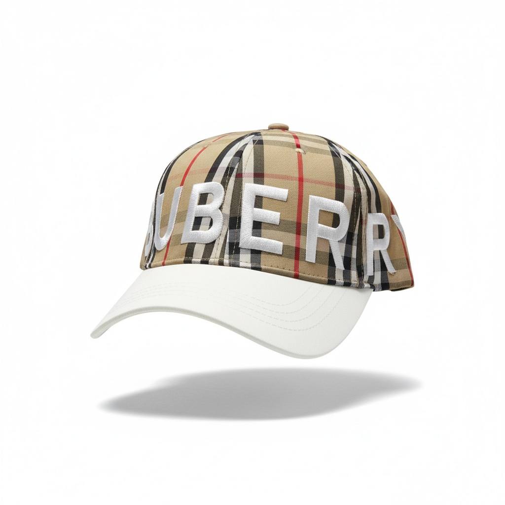 Burberry Vintage Check Logo Cap 🤍🧢 | Iconic Heritage Statement