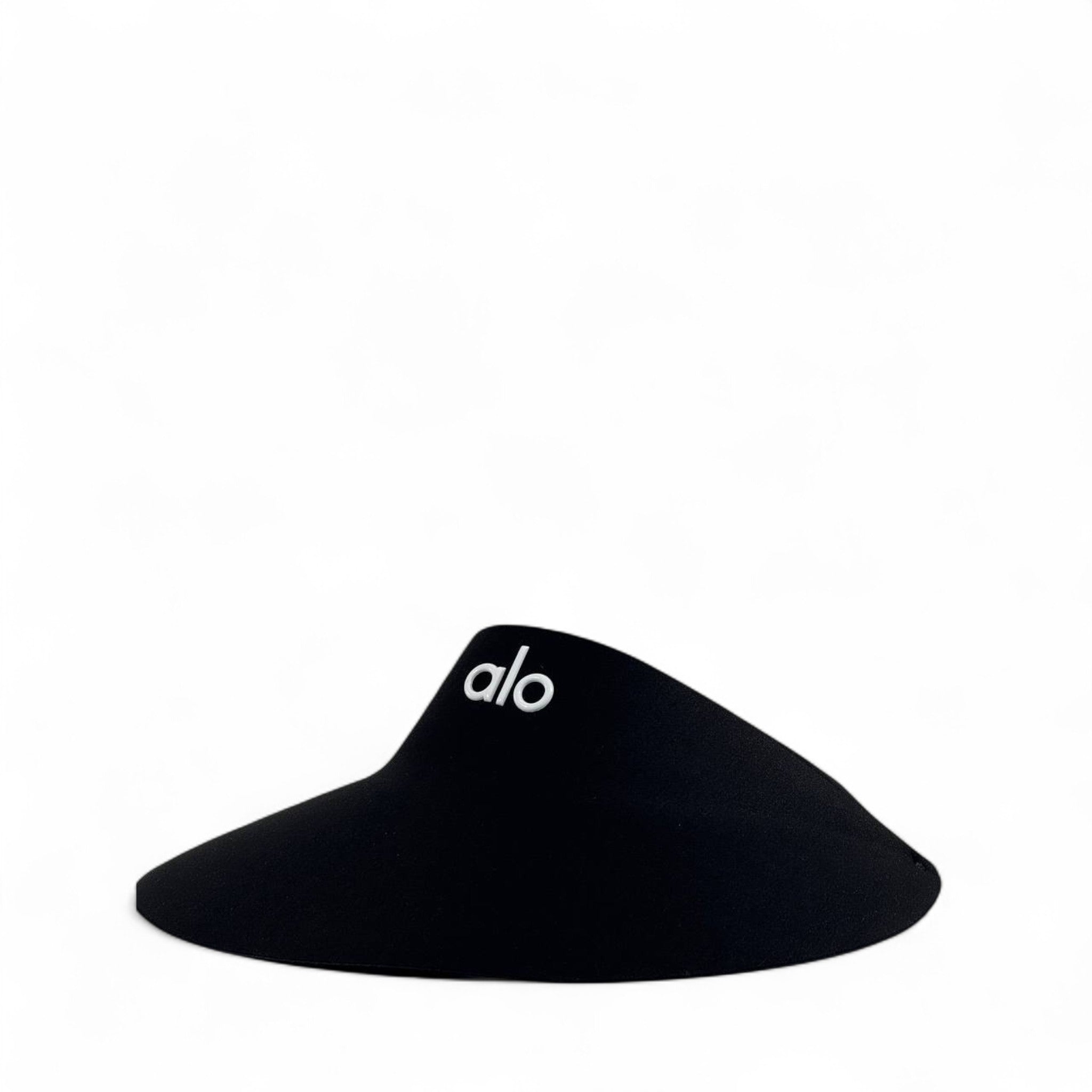 Alo Yoga Black Wide-Brim Futuristic Visor š¤ | Luxury Minimalist Sun Shield