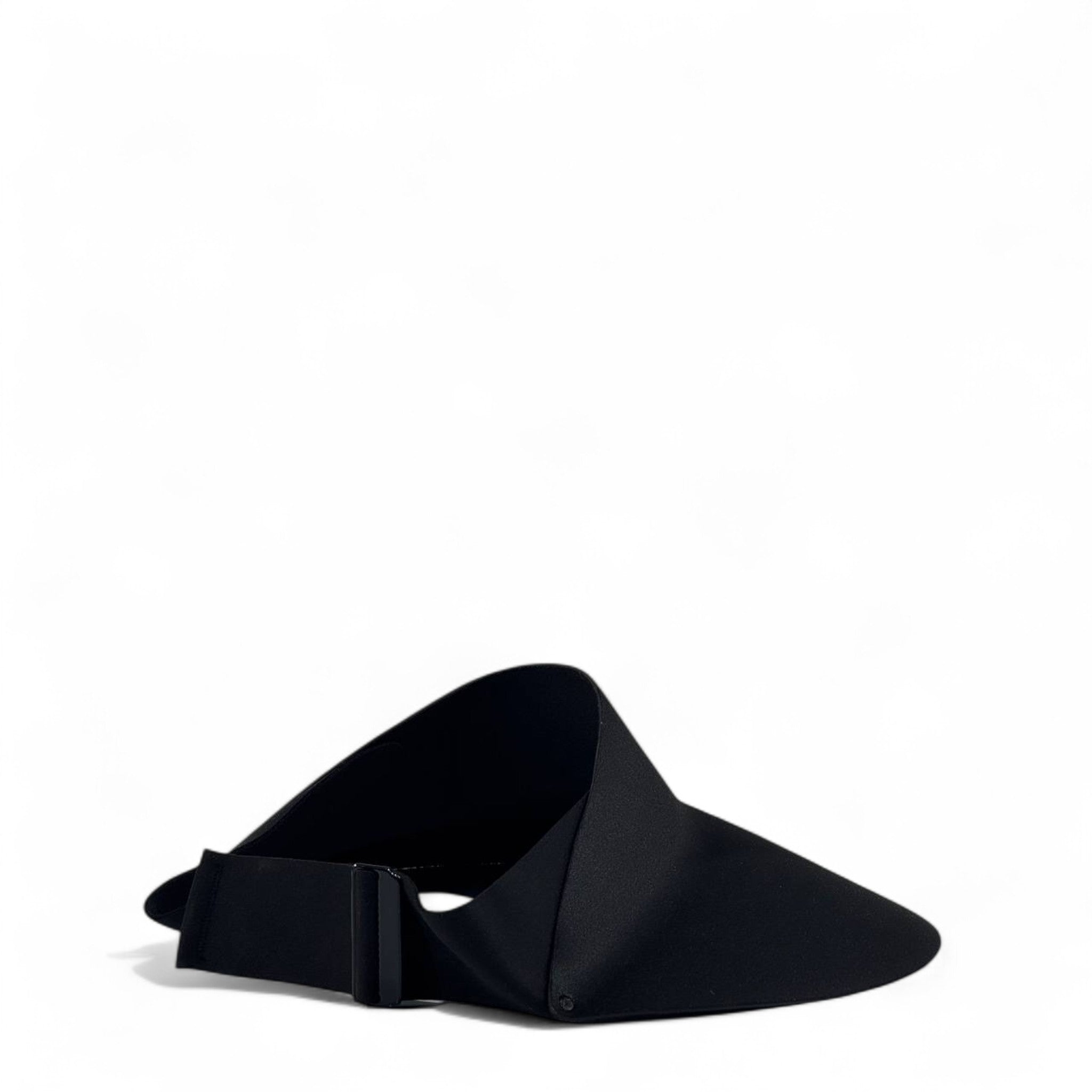 Alo Yoga Black Wide-Brim Futuristic Visor š¤ | Luxury Minimalist Sun Shield