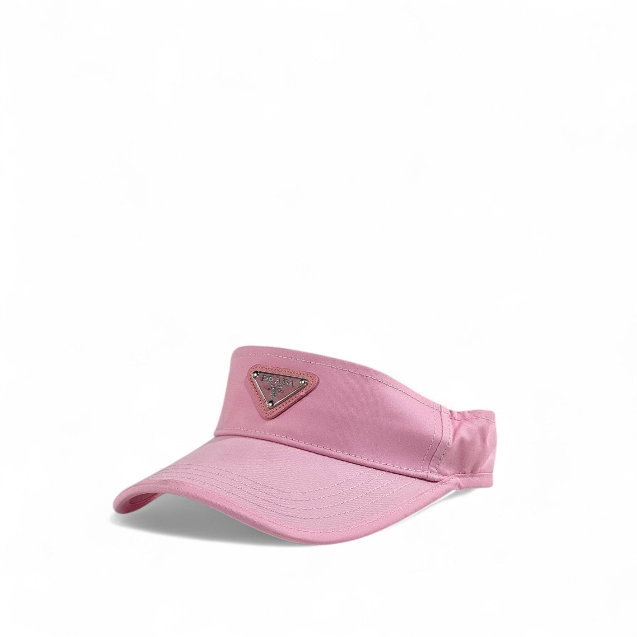 Prada Pink Nylon Logo Visor 🎀 | Women’s Designer Luxury Sun Cap