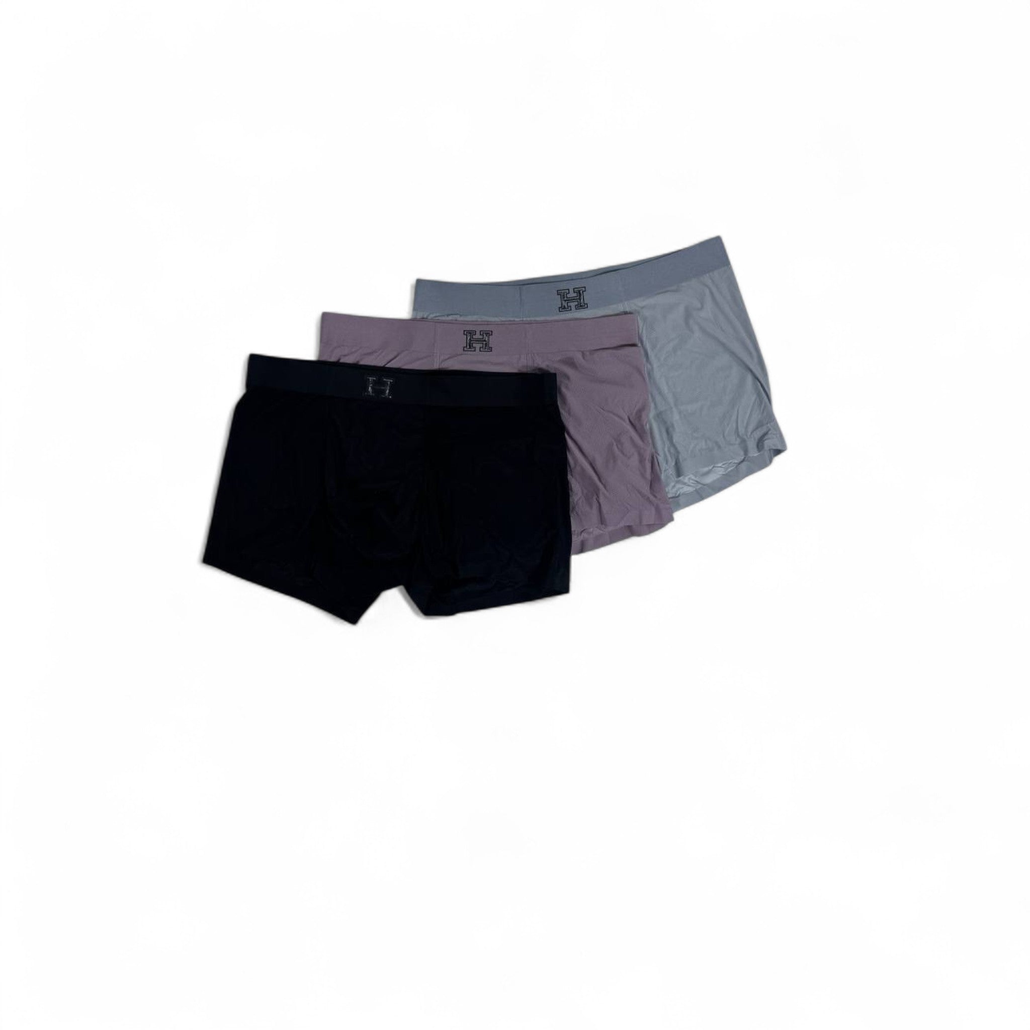 🧡 Hermès Men’s Luxury Boxer Set (3 Pieces) | Premium Comfort & Designer Style