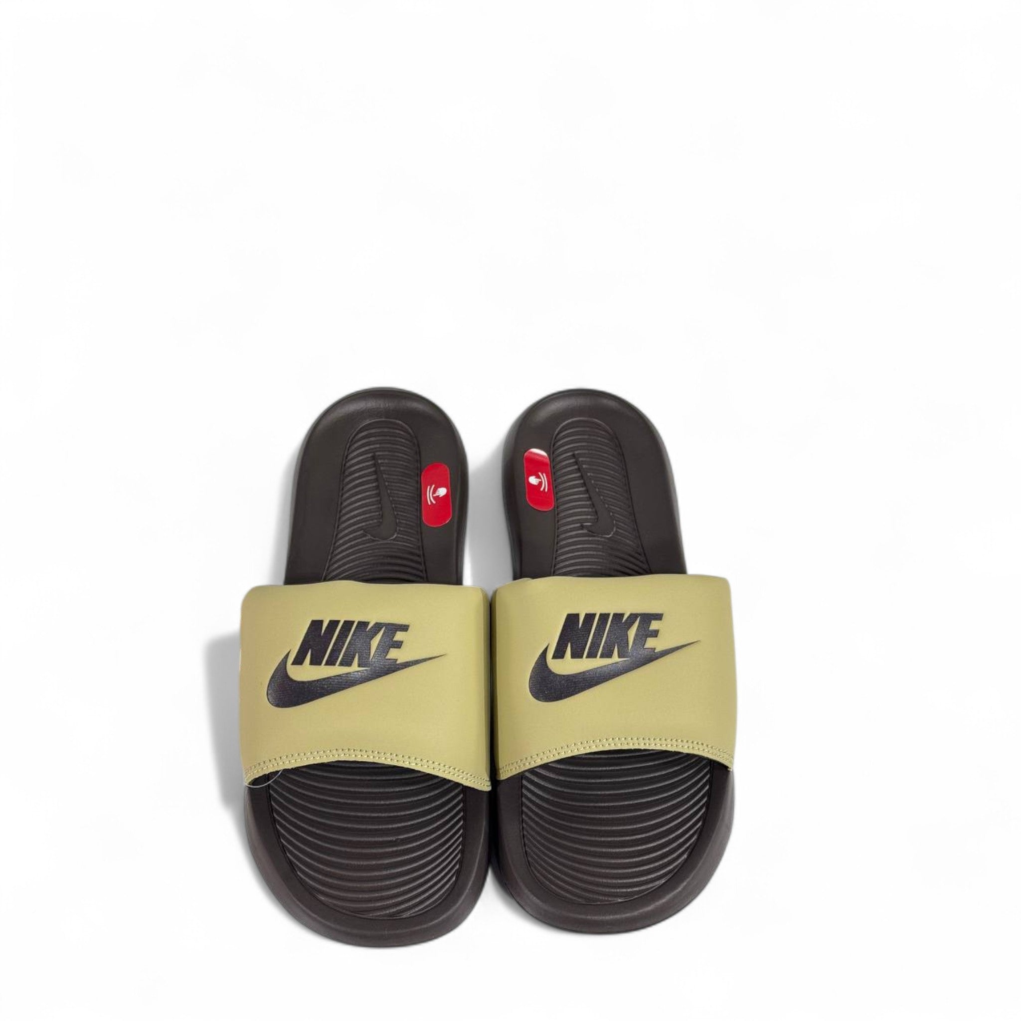 🌿 Nike Tech Olive Green Men’s Slides | Sporty Comfort & Modern Style