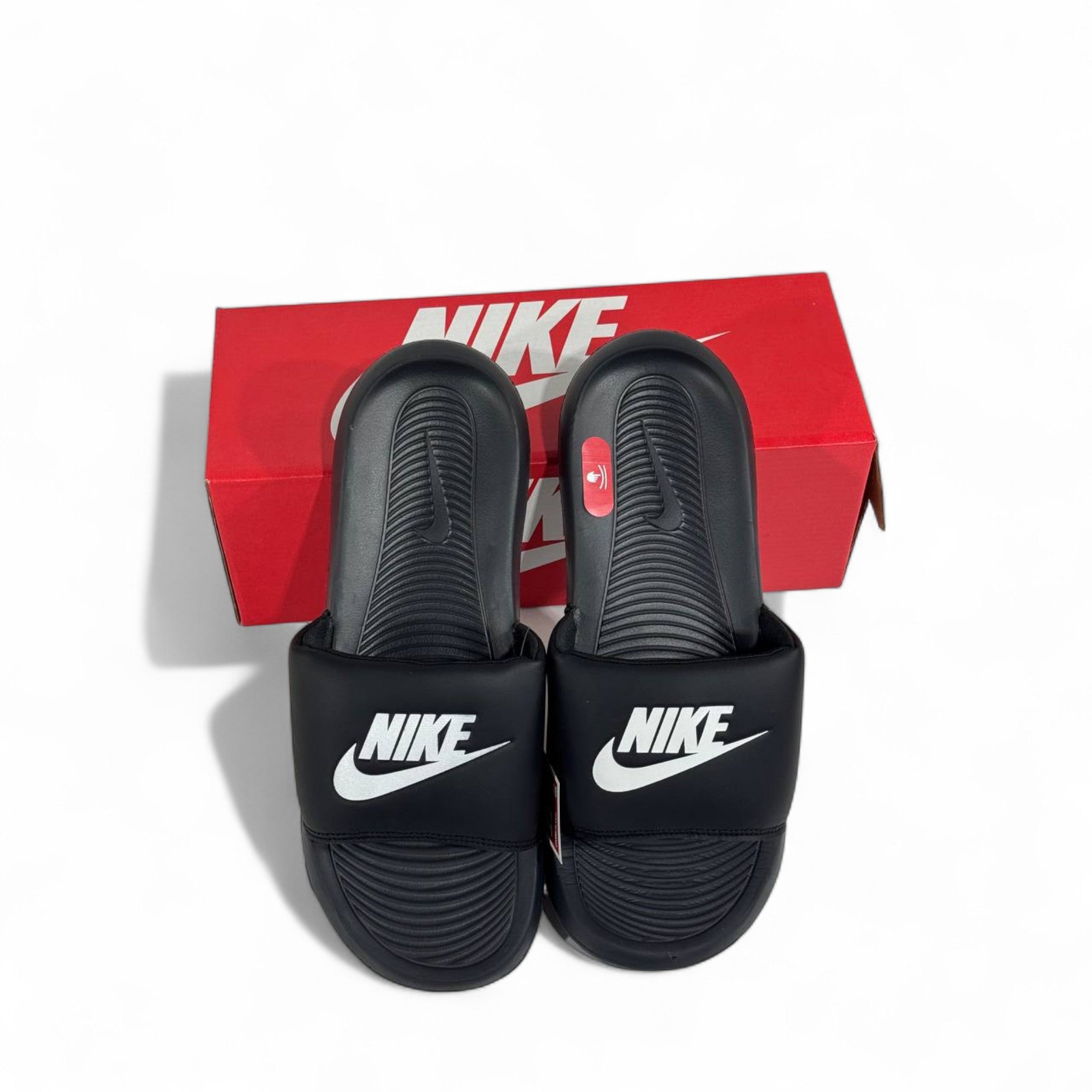 ⚫ Nike Tech Triple Black Slides | Classic Comfort & Everyday Style