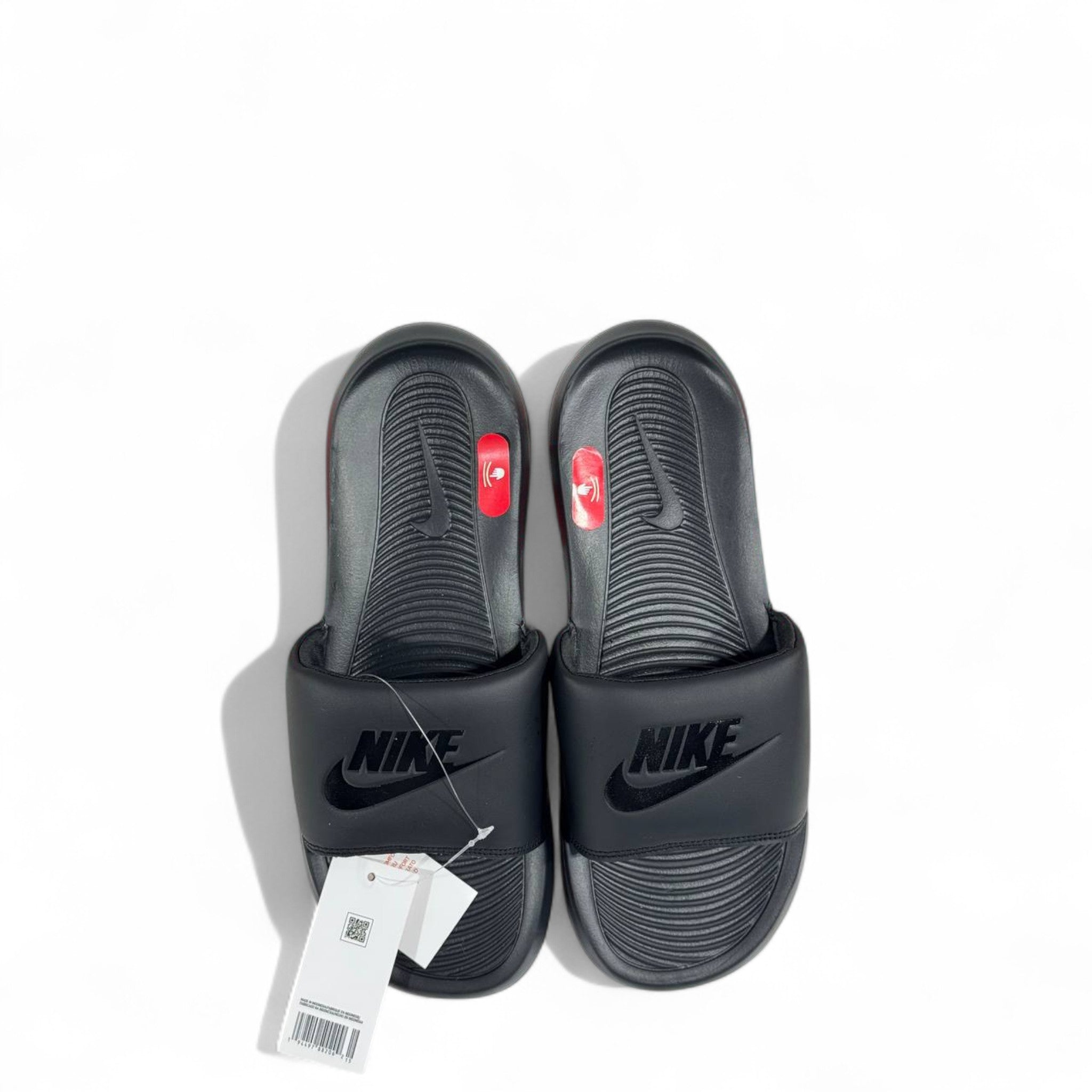 🖤 Nike Tech Triple Black Stealth Slides | Minimalist Comfort & Bold Style