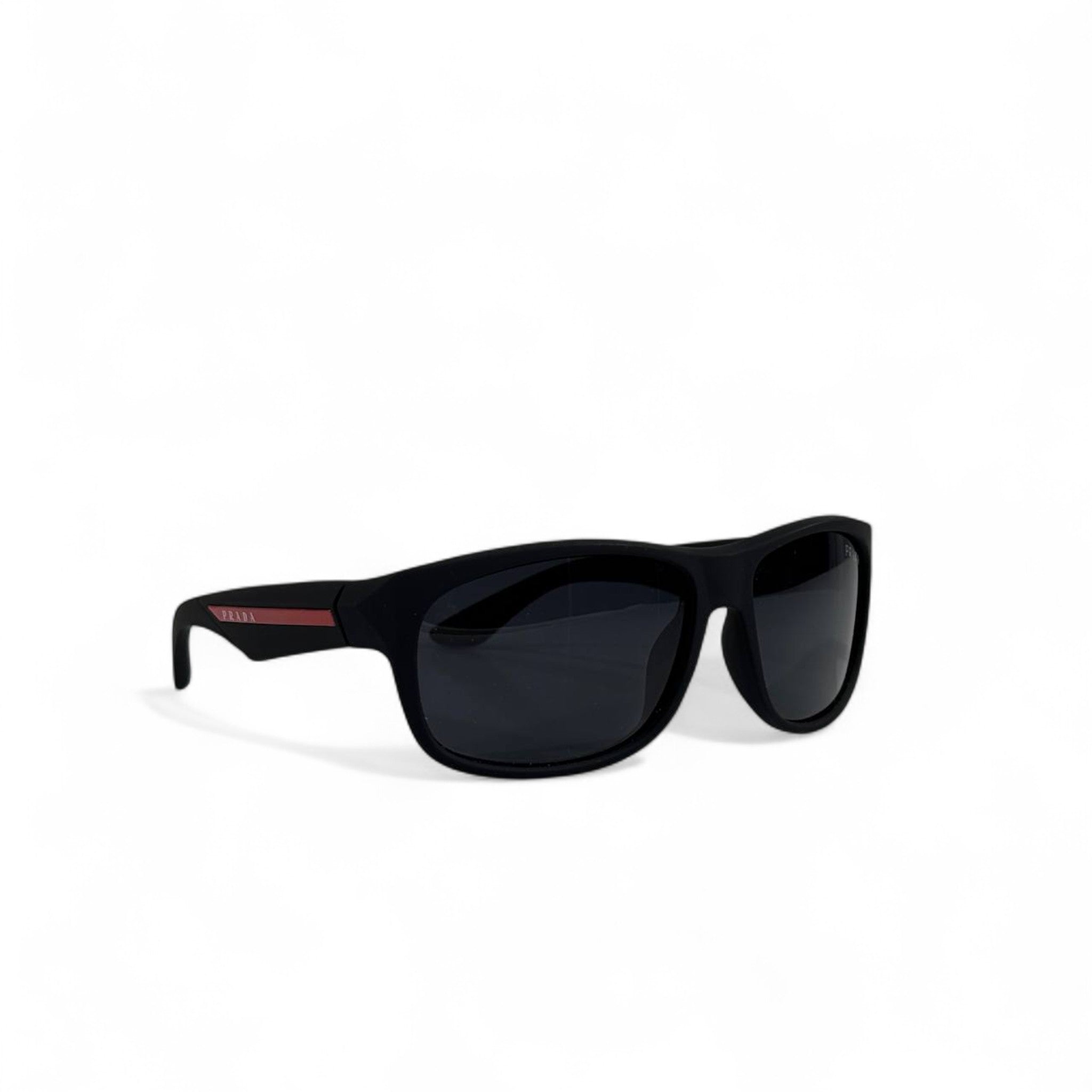 🕶️ Prada Linea Rossa Sunglasses – Black & Red Sporty Luxury Shades 🔴⚫ | Designer Eyewear